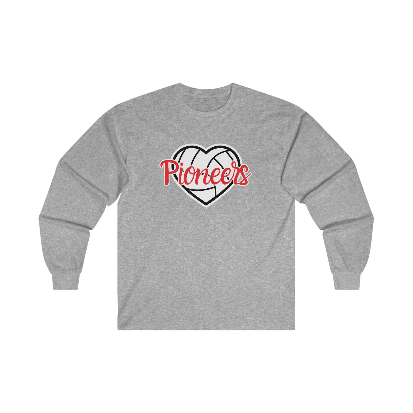 HEART PIONEERS VOLLEYBALL-Ultra Cotton Long Sleeve Tee