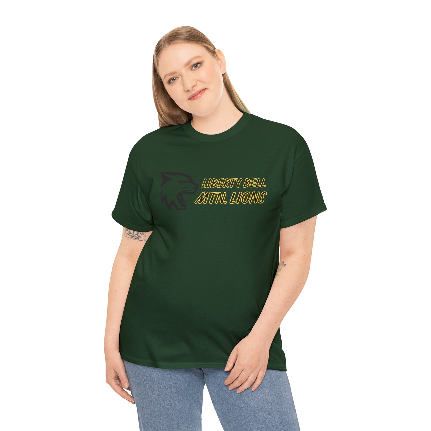 LIBERTY BELL MTN. LIONS-Unisex Heavy Cotton Tee