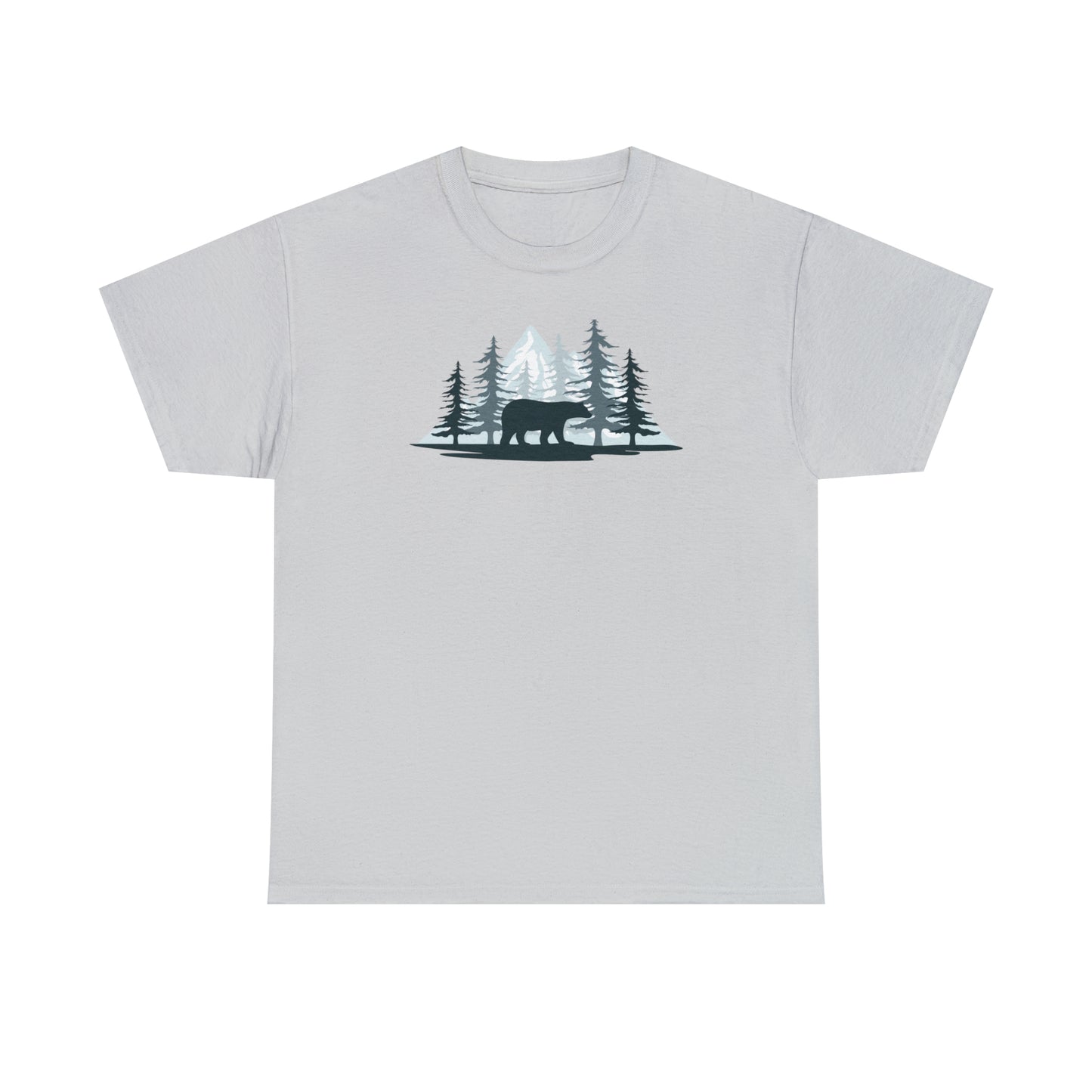 BEAR WOODS TEE-Unisex Heavy Cotton Tee