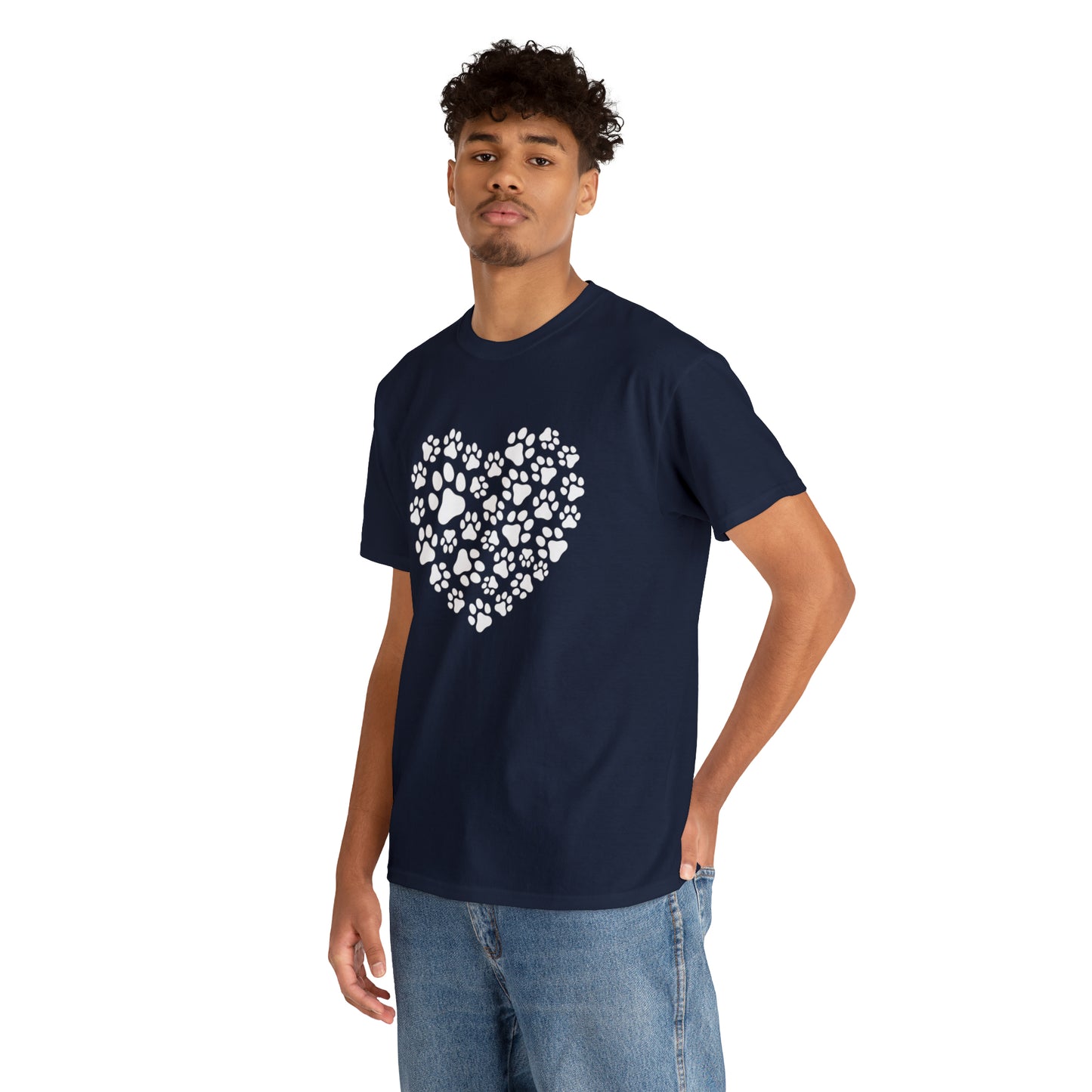 HEART OF PAWS-Unisex Heavy Cotton Tee