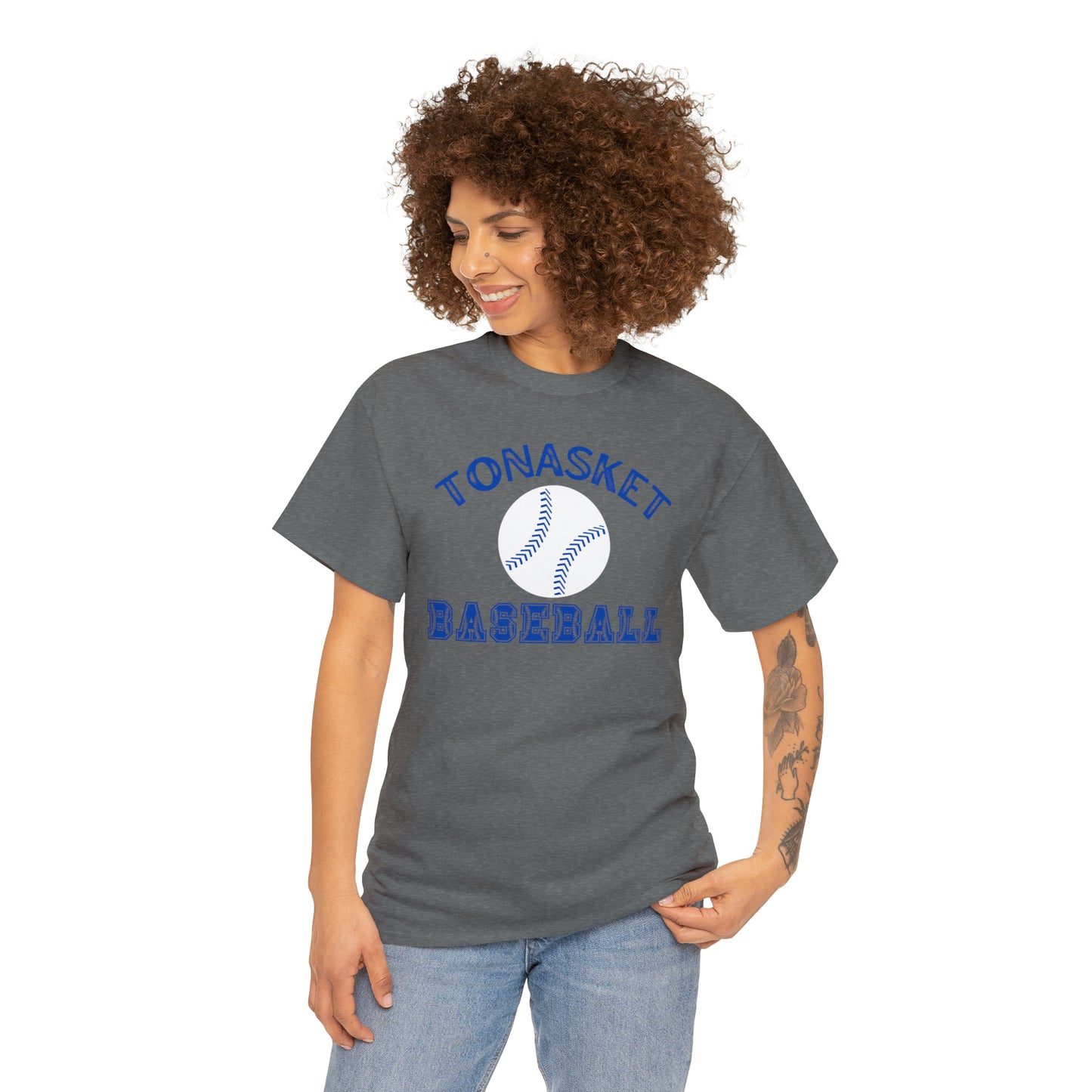 TONASKET BASEBALL-Unisex Heavy Cotton Tee