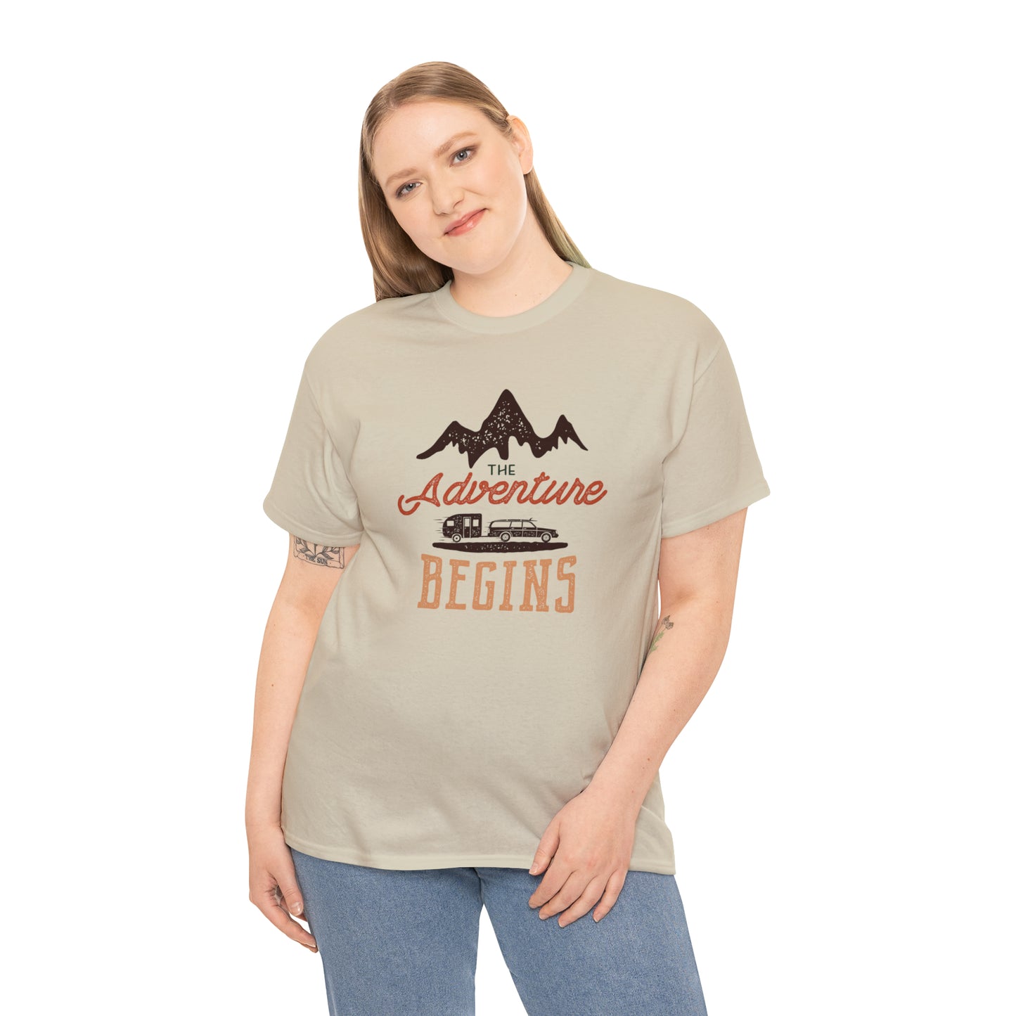 ADVENTURE TEE-Unisex Heavy Cotton Tee