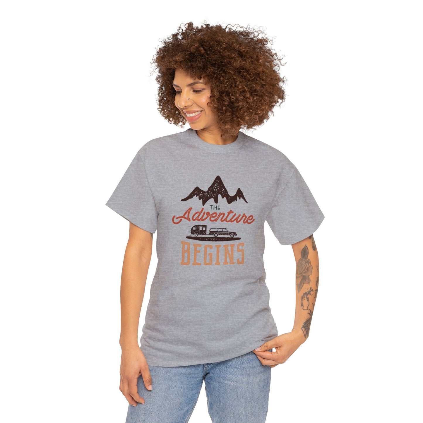 ADVENTURE TEE-Unisex Heavy Cotton Tee