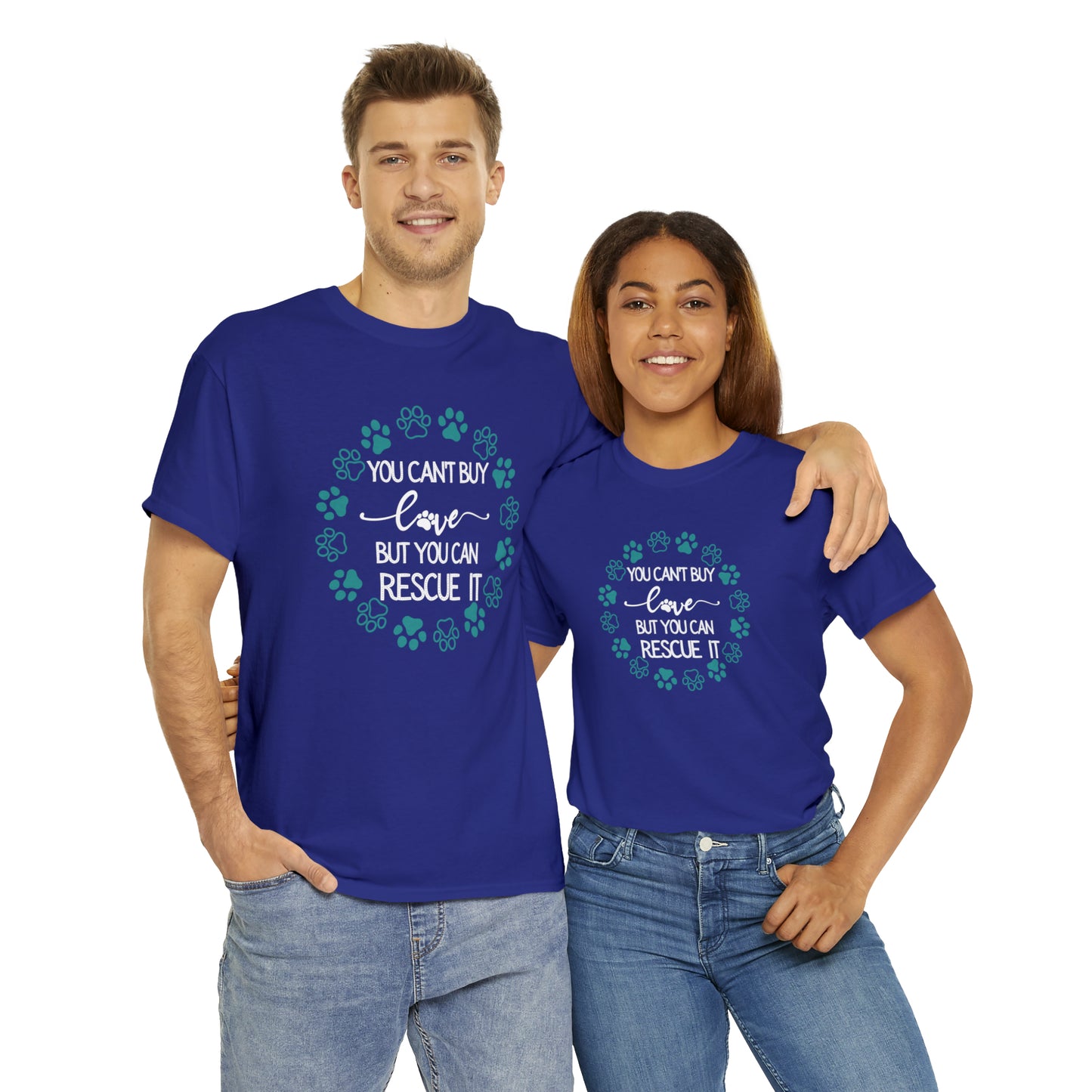 RESCUE LOVE TEE--ALL PROCEEDS DONATED TO ANIMAL RESCUE!