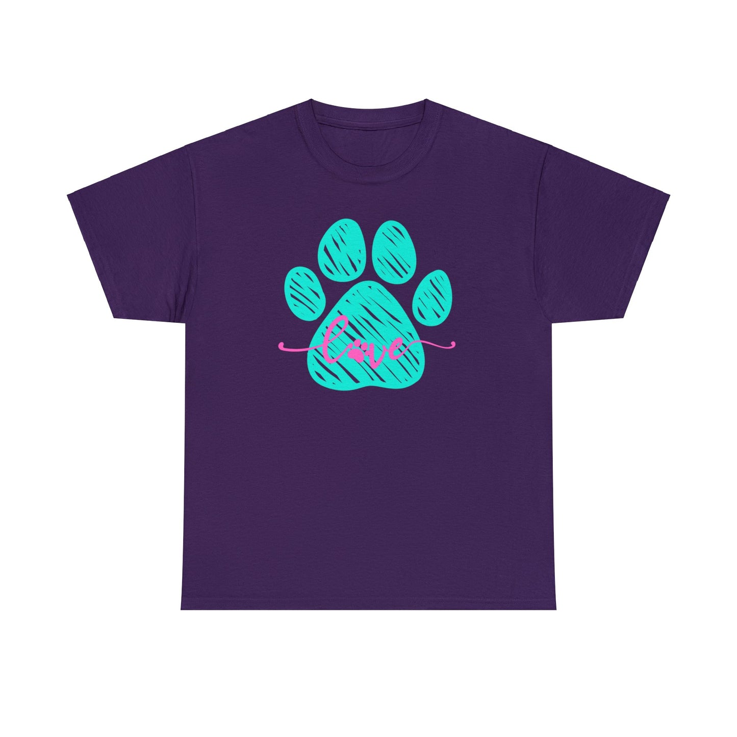 LOVE PAW TEE-Unisex Heavy Cotton Tee