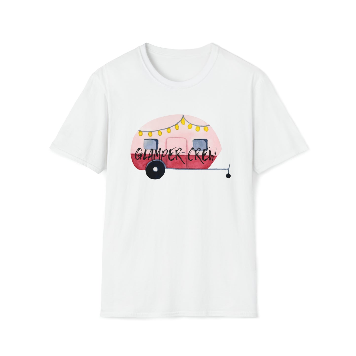 GLAMPER CREW TEE-Unisex Softstyle T-Shirt