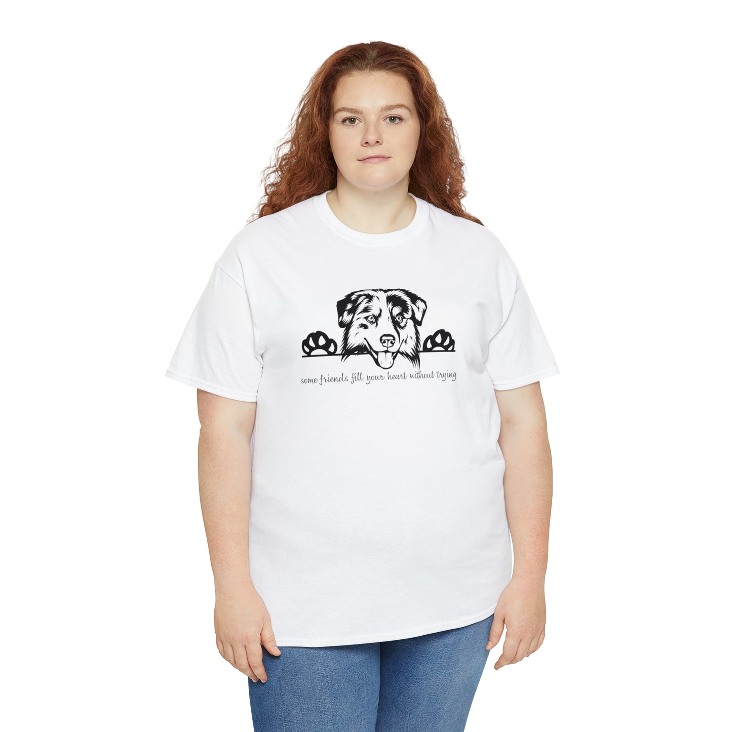 AUSSIE FRIENDS TEE--Unisex Heavy Cotton Tee