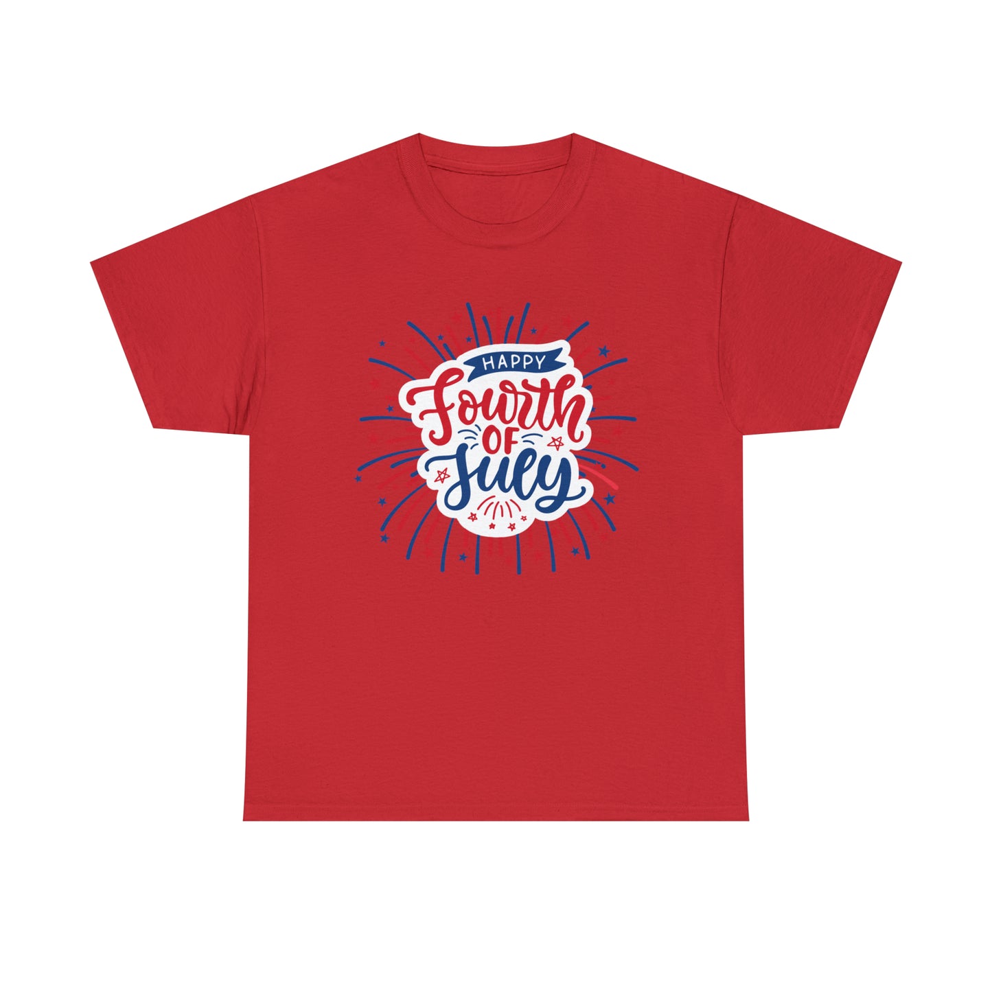 HAPPY 4TH!-Unisex Heavy Cotton Tee