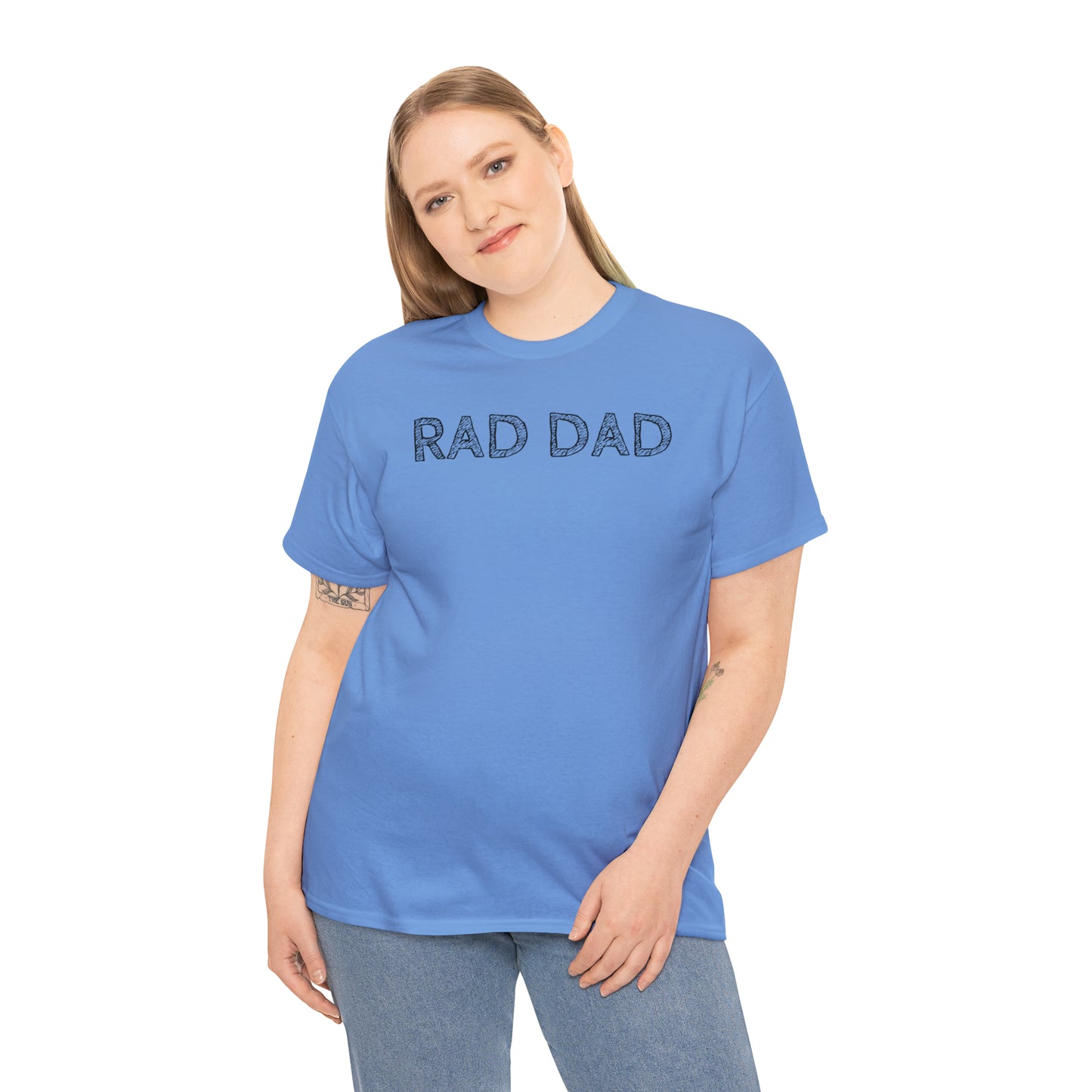 RAD DAD TEE-Unisex Heavy Cotton Tee