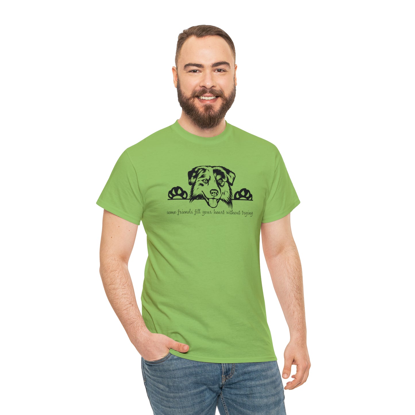 AUSSIE FRIENDS TEE--Unisex Heavy Cotton Tee