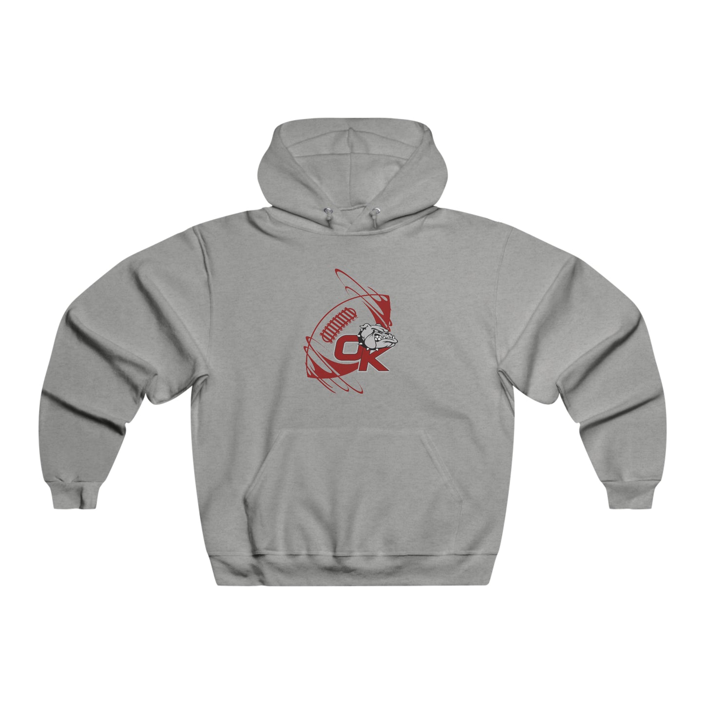 OKANOGAN FOOTBALL HOODIE-Men's NUBLEND® Hooded Sweatshirt