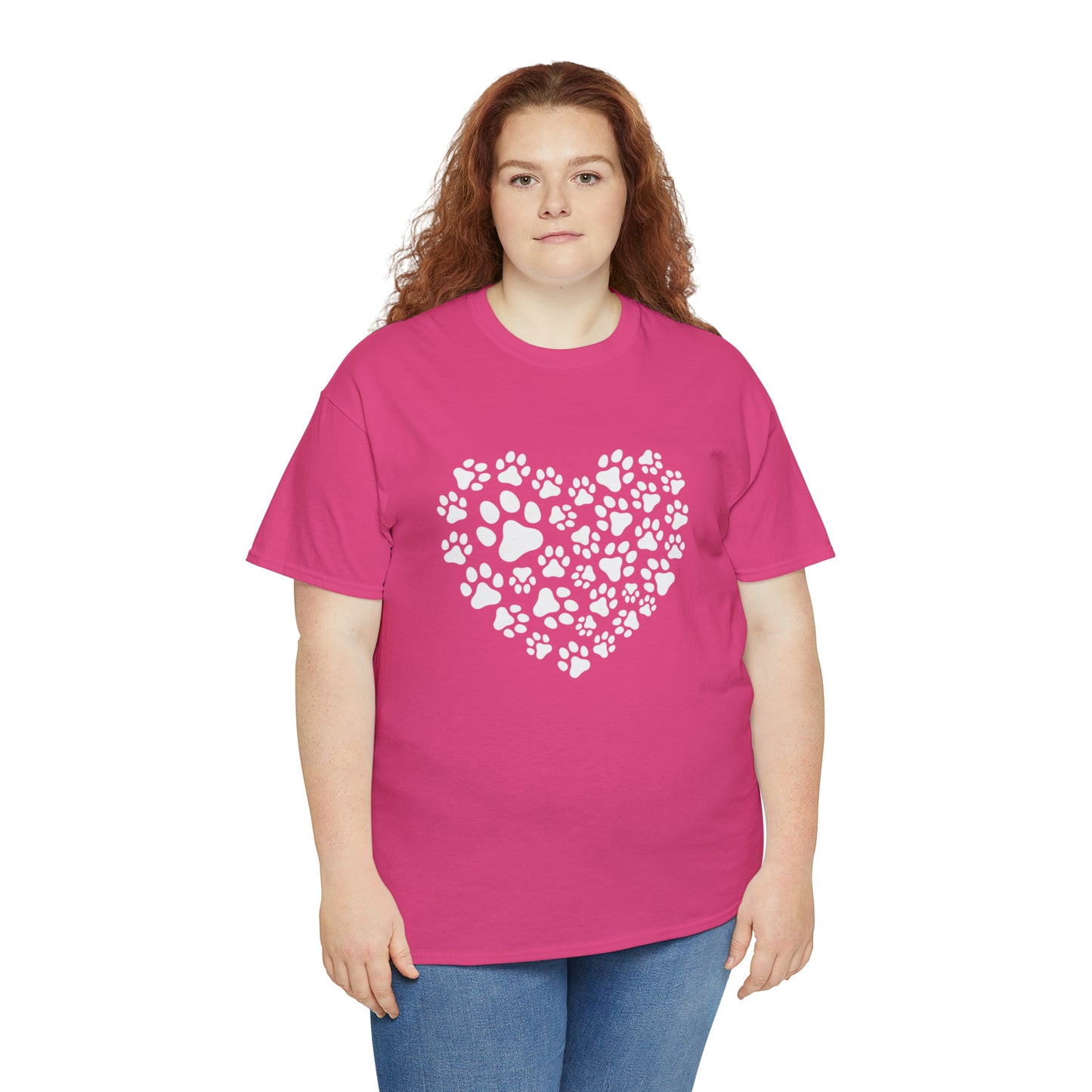 HEART OF PAWS-Unisex Heavy Cotton Tee