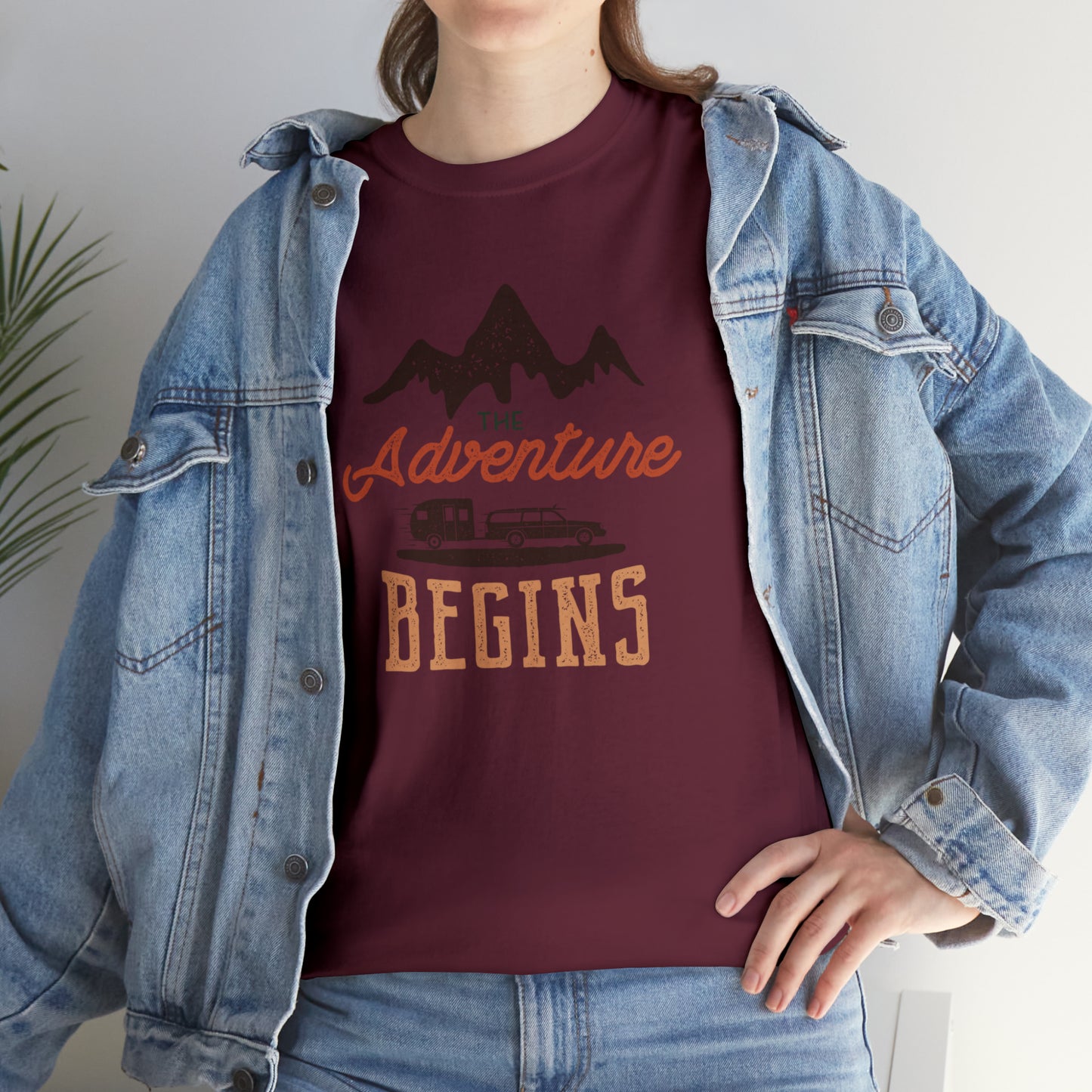 ADVENTURE TEE-Unisex Heavy Cotton Tee