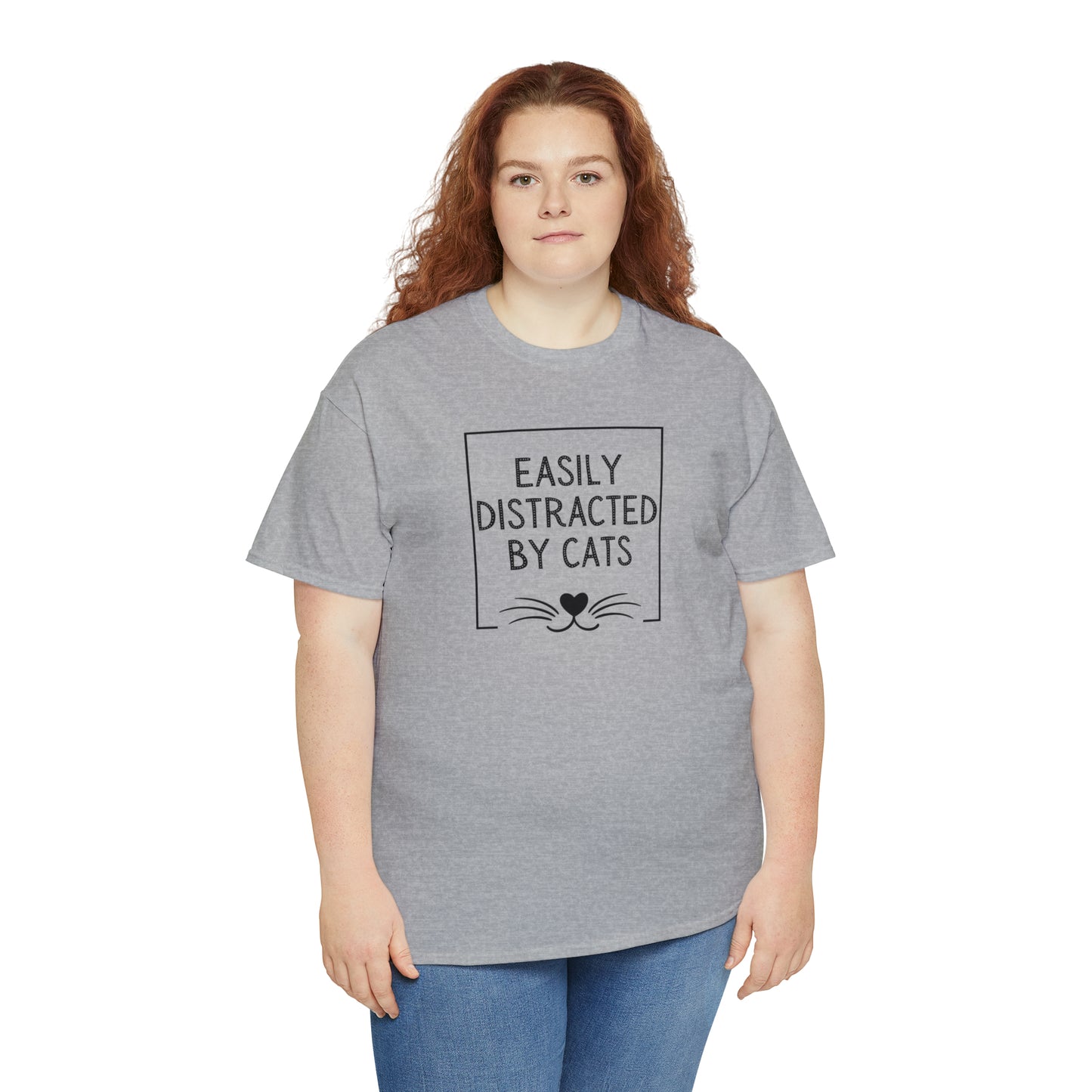 DISTRACTED BY CATS TEE-ALL PROCEEDS DONATED TO ANIMAL RESCUE!