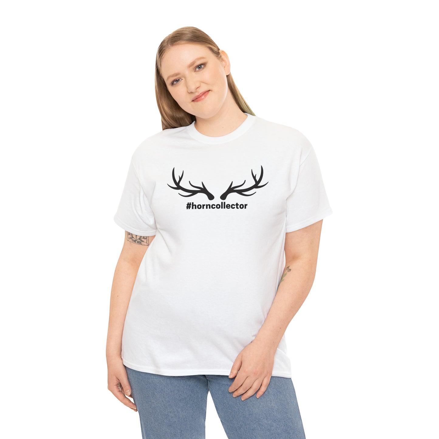 #HORNCOLLECTOR TEE-Unisex Heavy Cotton Tee