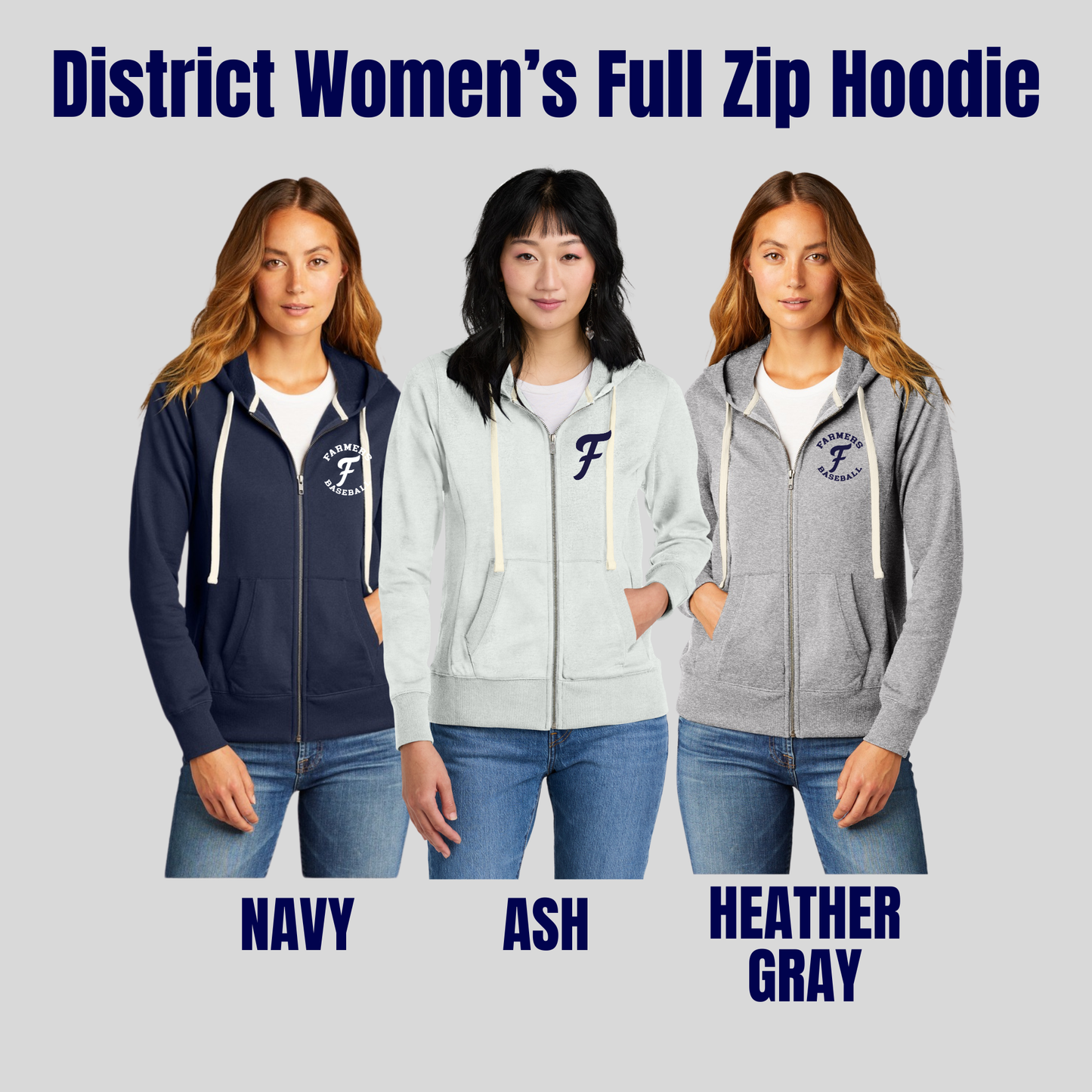 Farmers Full Zip Hoodie-Women's