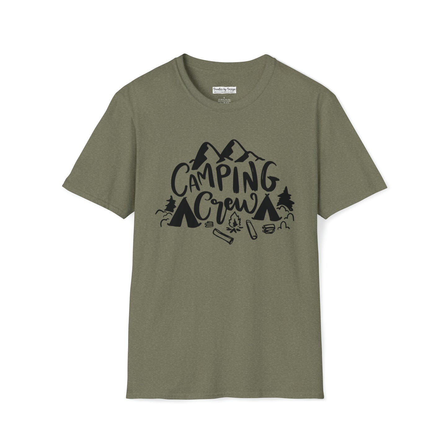 CAMPING CREW TEE-Unisex Softstyle T-Shirt