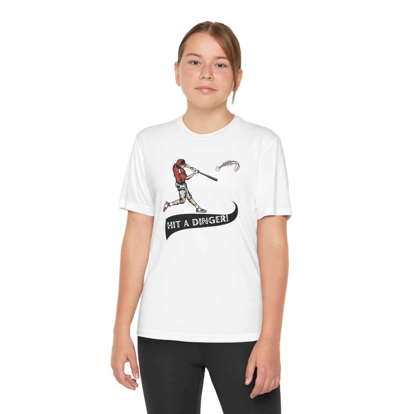 HIT A DINGER TEE--Youth Competitor Tee