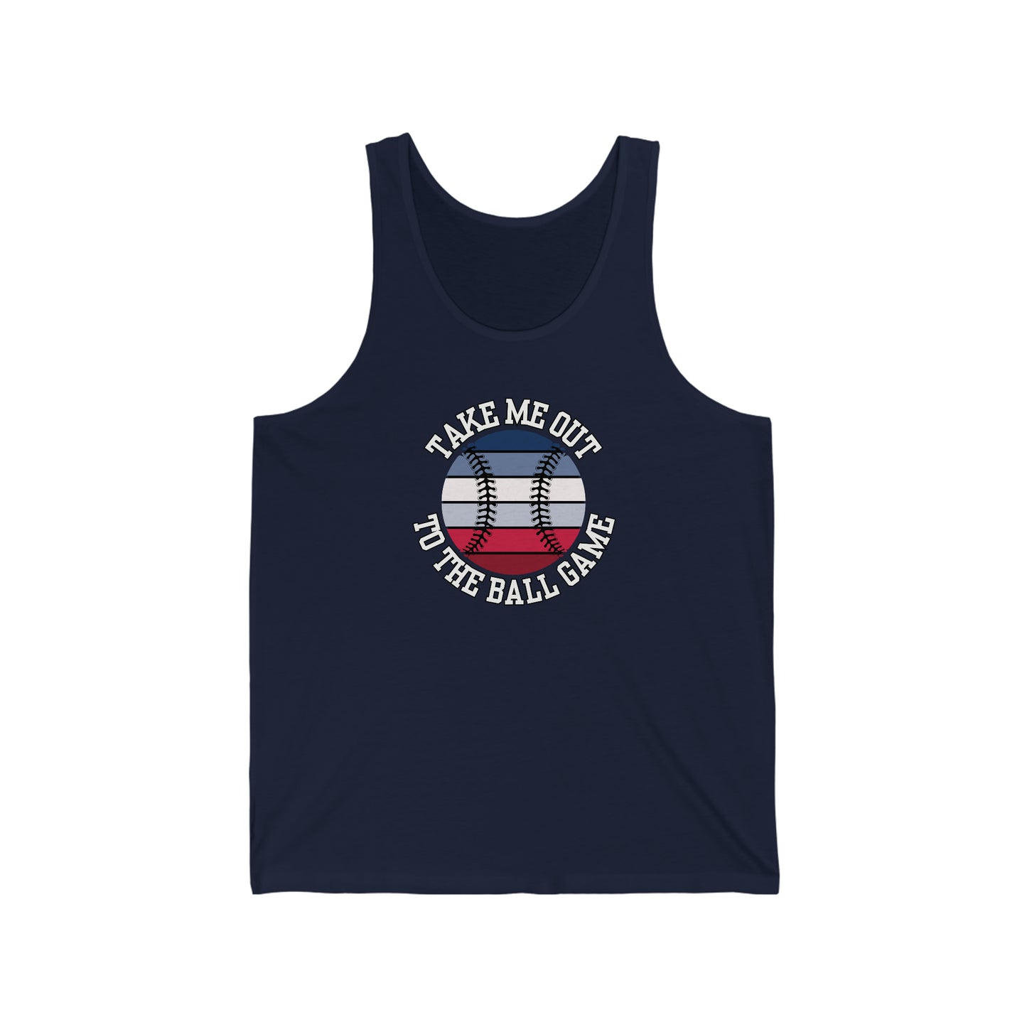 TAKE ME OUT TO THE BALL GAME TANK-Unisex Jersey Tank