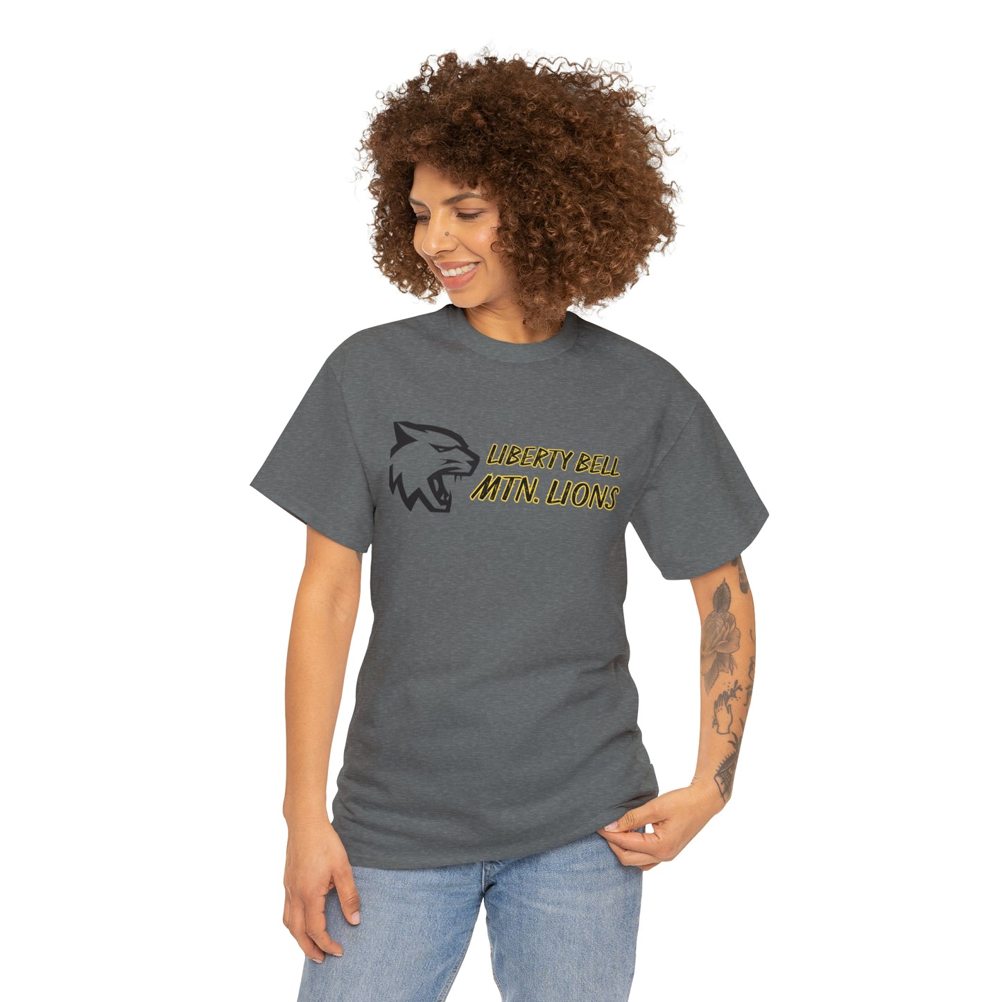 LIBERTY BELL MTN. LIONS-Unisex Heavy Cotton Tee