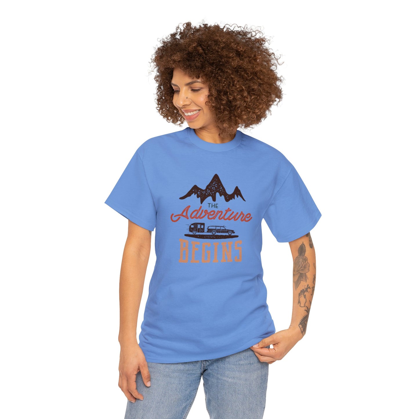 ADVENTURE TEE-Unisex Heavy Cotton Tee