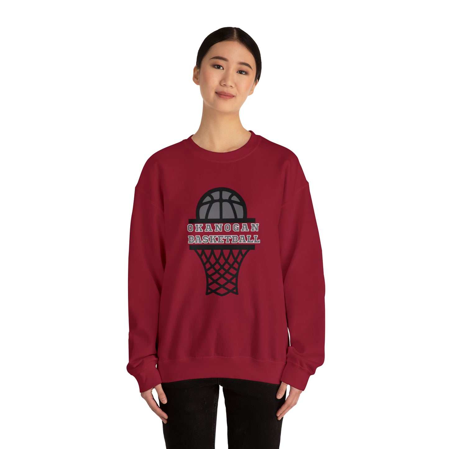 OKANOGAN BASKETBALL- Crewneck Sweatshirt