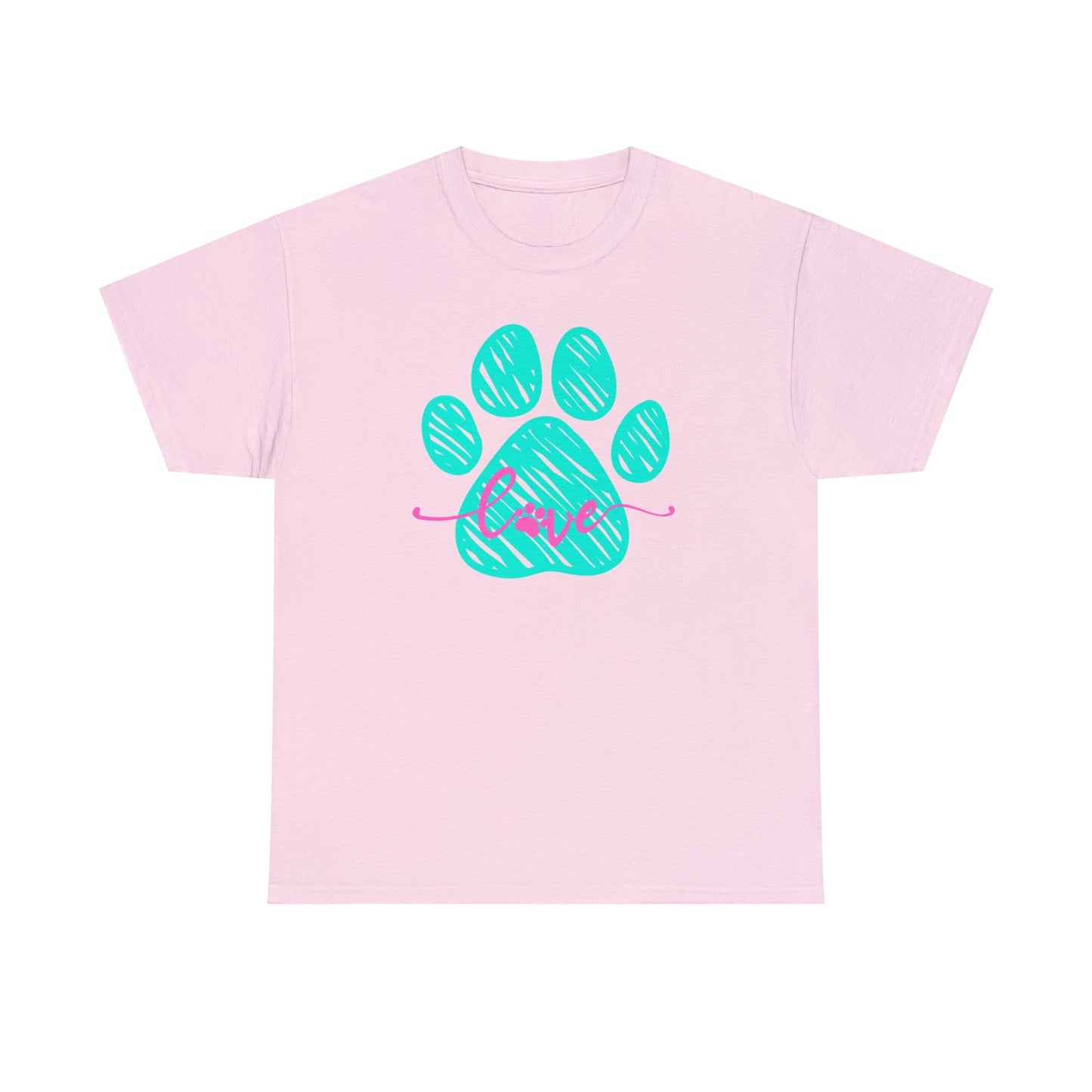 LOVE PAW TEE-Unisex Heavy Cotton Tee