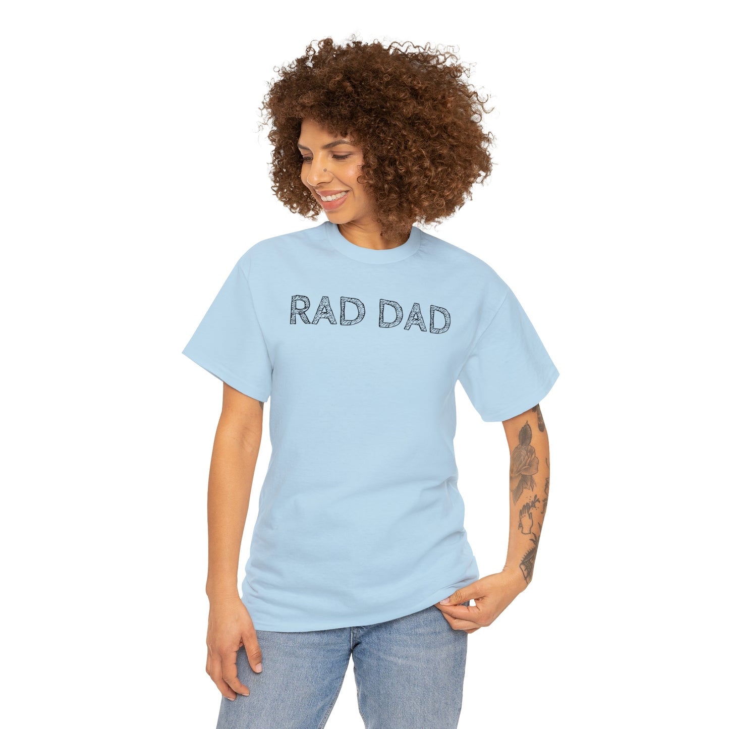 RAD DAD TEE-Unisex Heavy Cotton Tee