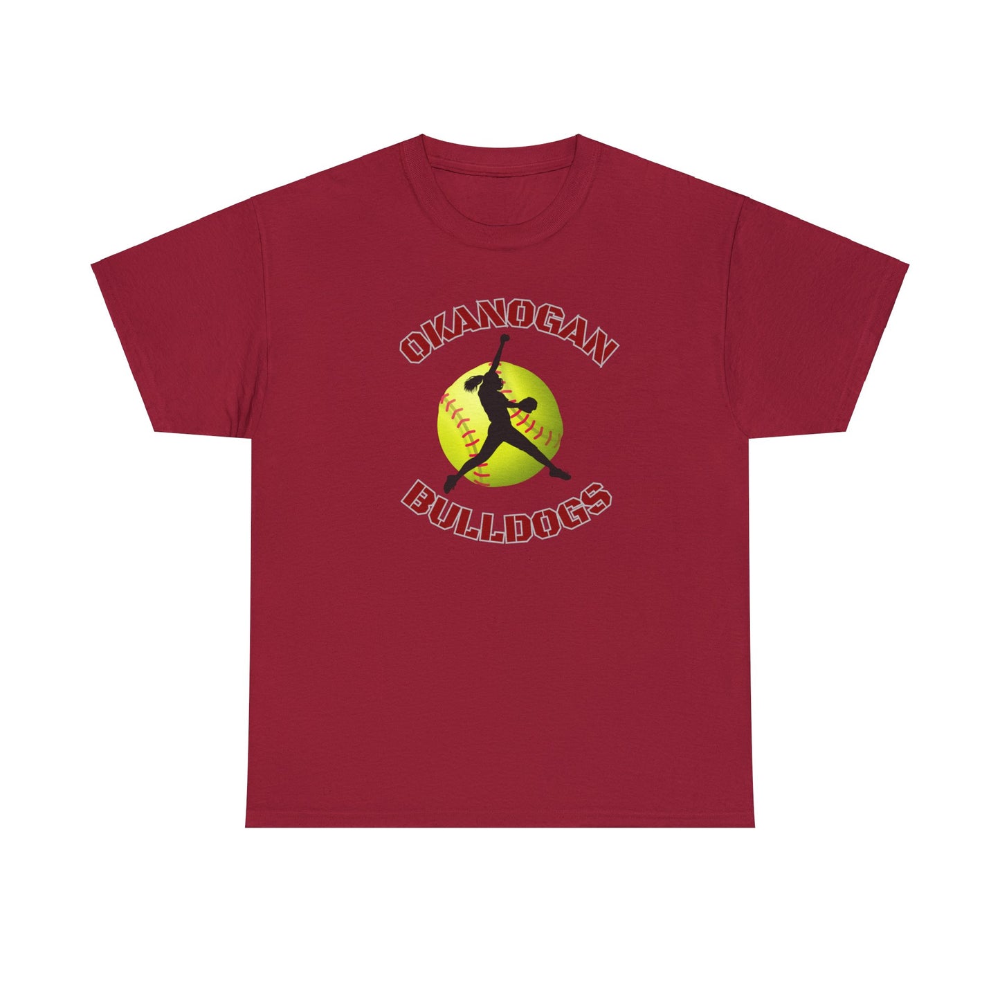 OK SOFTBALL PITCHER-Unisex Heavy Cotton Tee