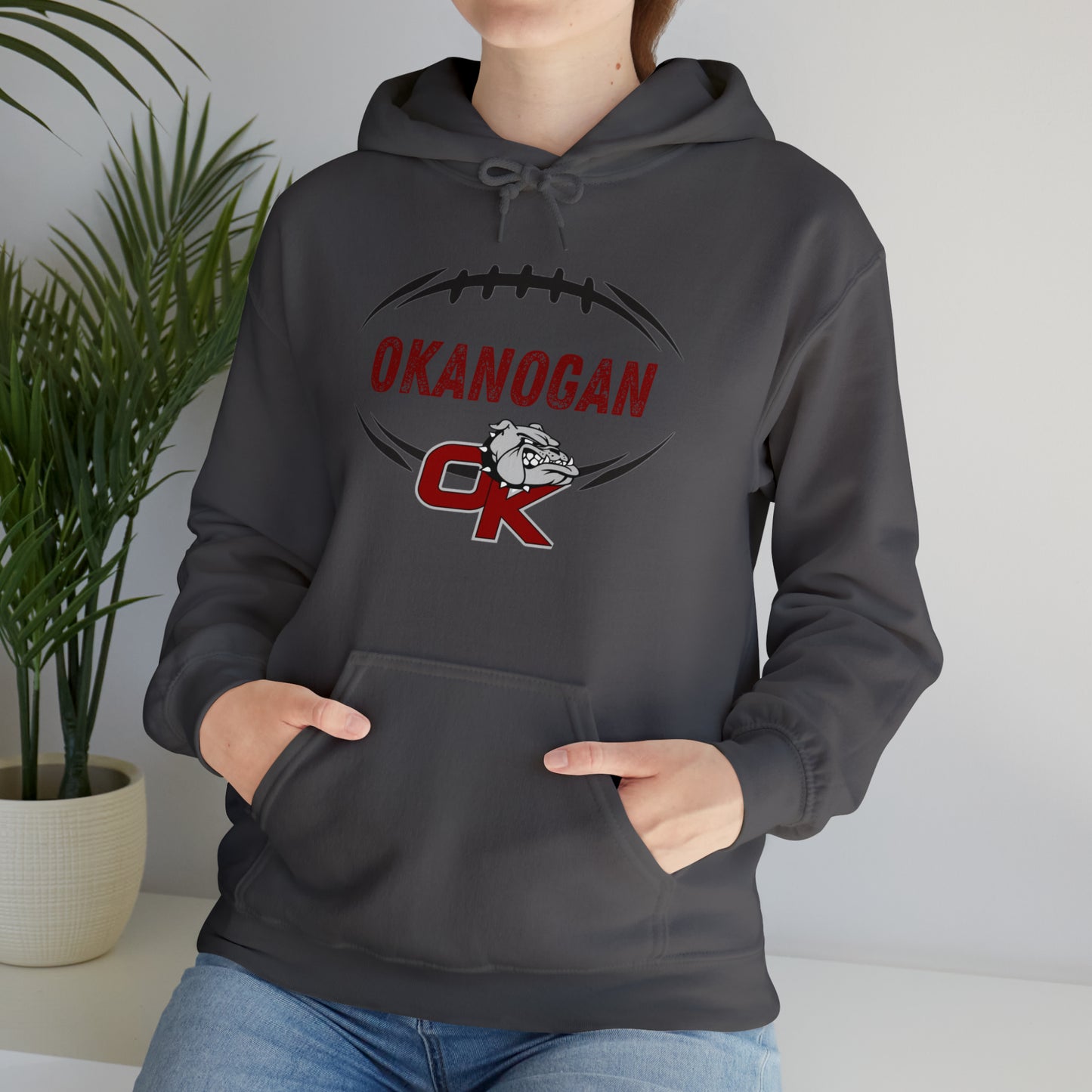 BULLDOGS FOOTBALL-Unisex Heavy Blend™ Hooded Sweatshirt