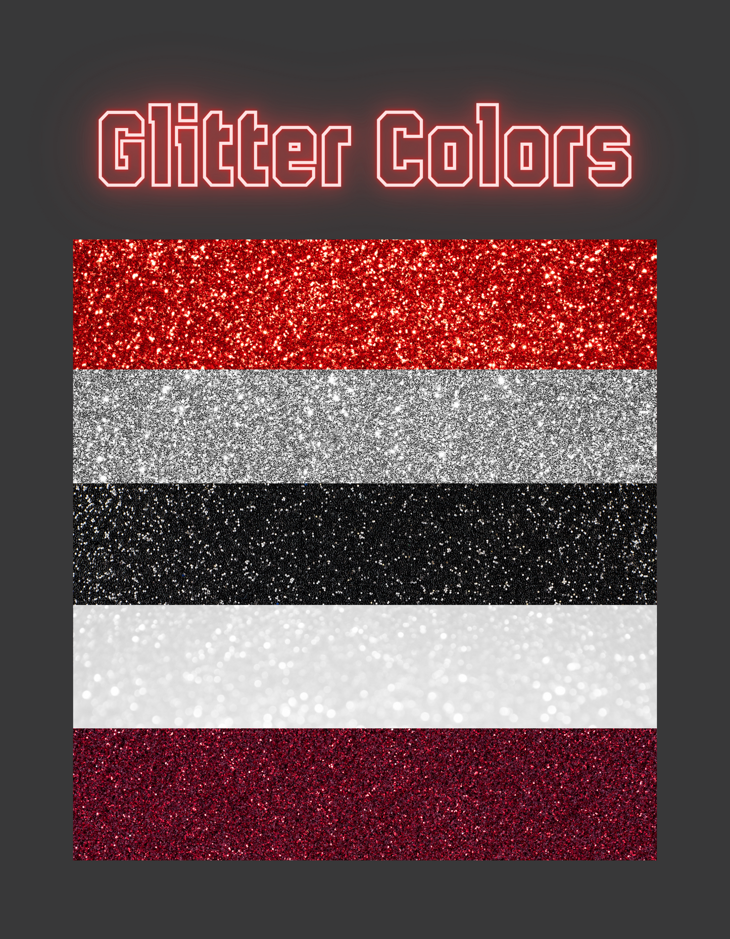 **CUSTOM** Glitter Clothing