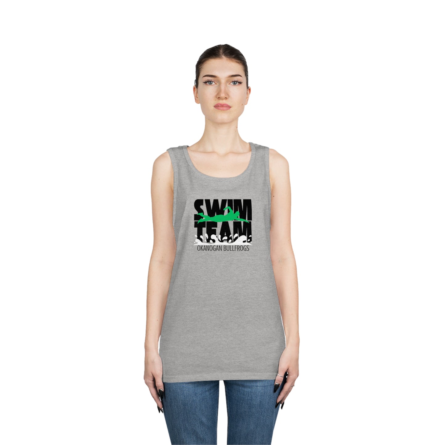 BULLFROGS SWIM TEAM TANK-Unisex Heavy Cotton Tank Top