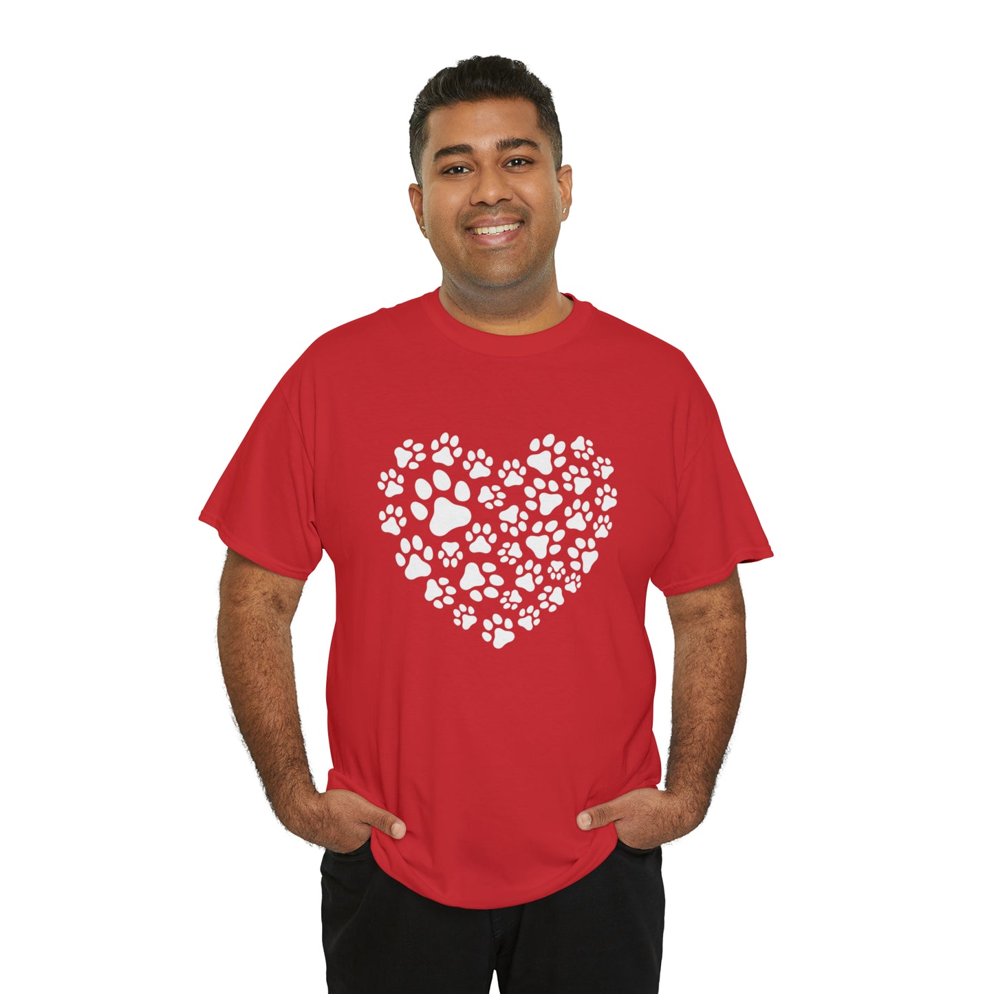 HEART OF PAWS-Unisex Heavy Cotton Tee