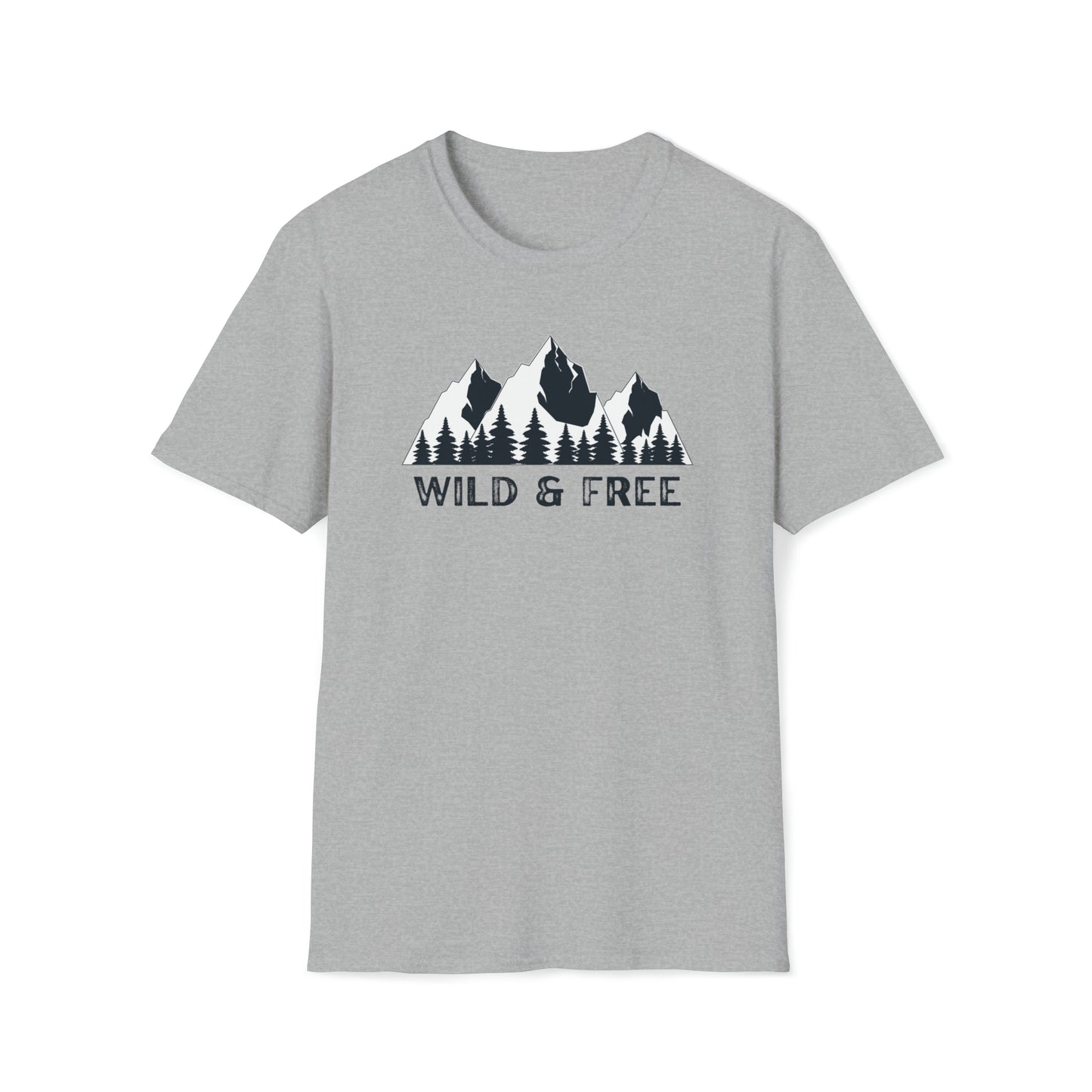 WILD AND FREE-Unisex Softstyle T-Shirt