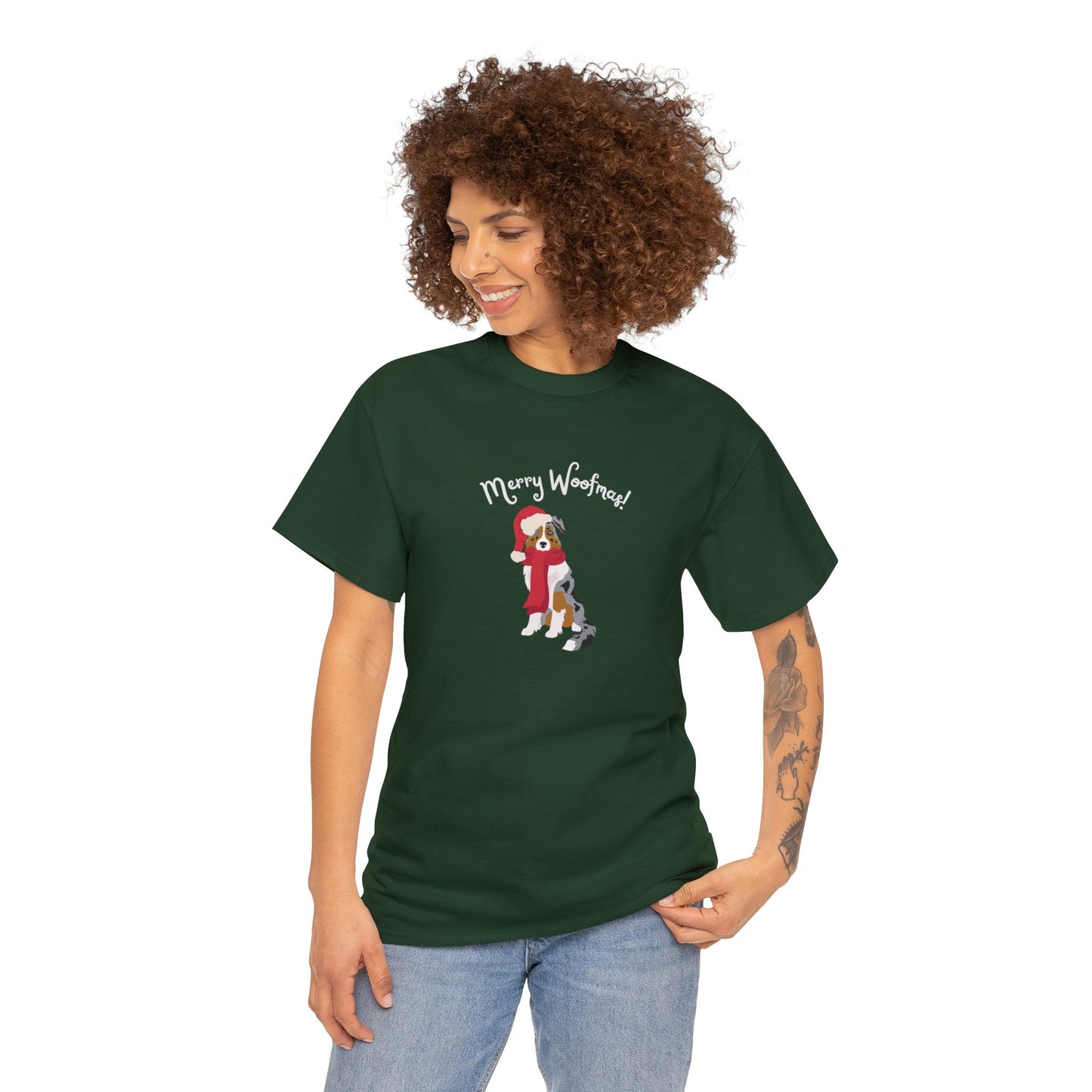 Merry Woofmas Heavy Cotton Tee