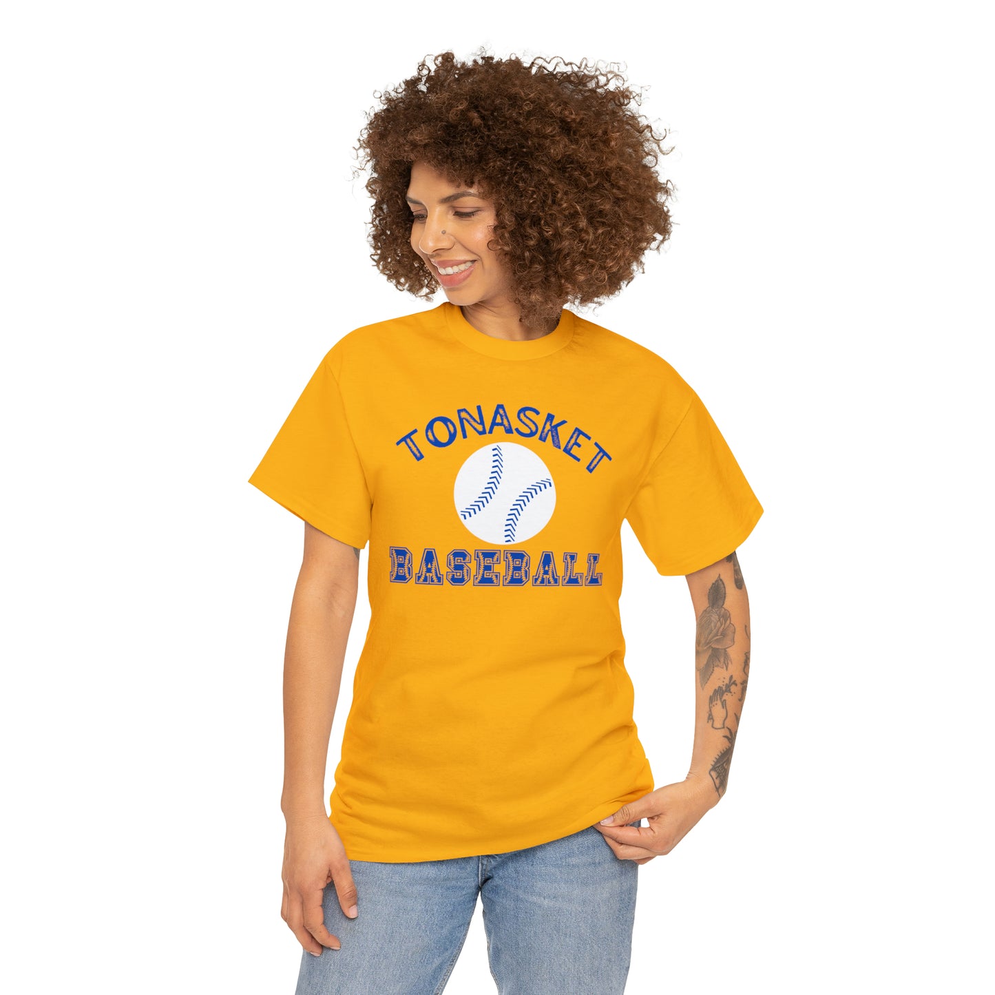 TONASKET BASEBALL-Unisex Heavy Cotton Tee