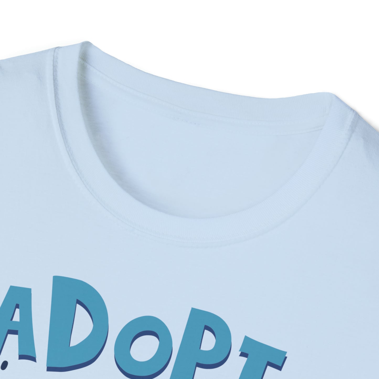 ADOPT DONT SHOP TEE-ALL PROCEEDS DONATED TO ANIMAL RESCUE!