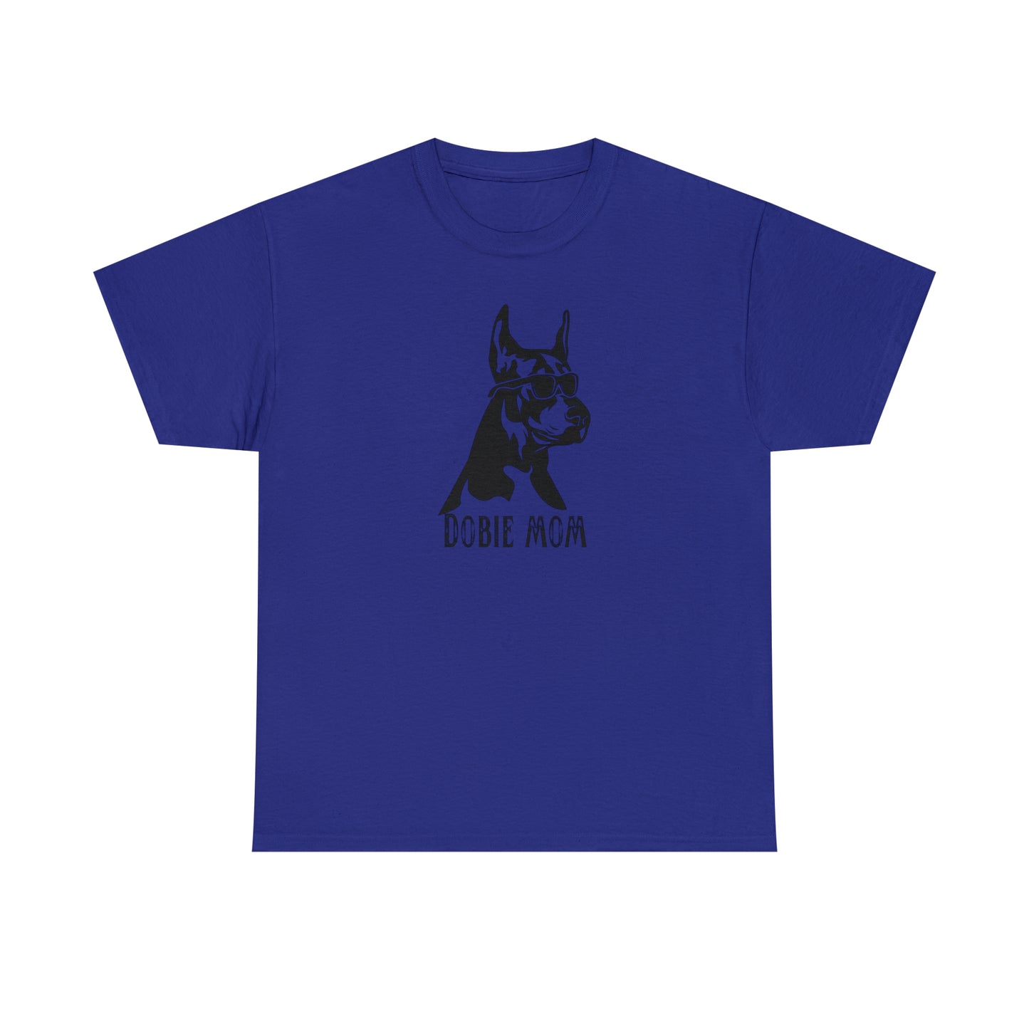 Dobie Mom Tee--Unisex Heavy Cotton Tee