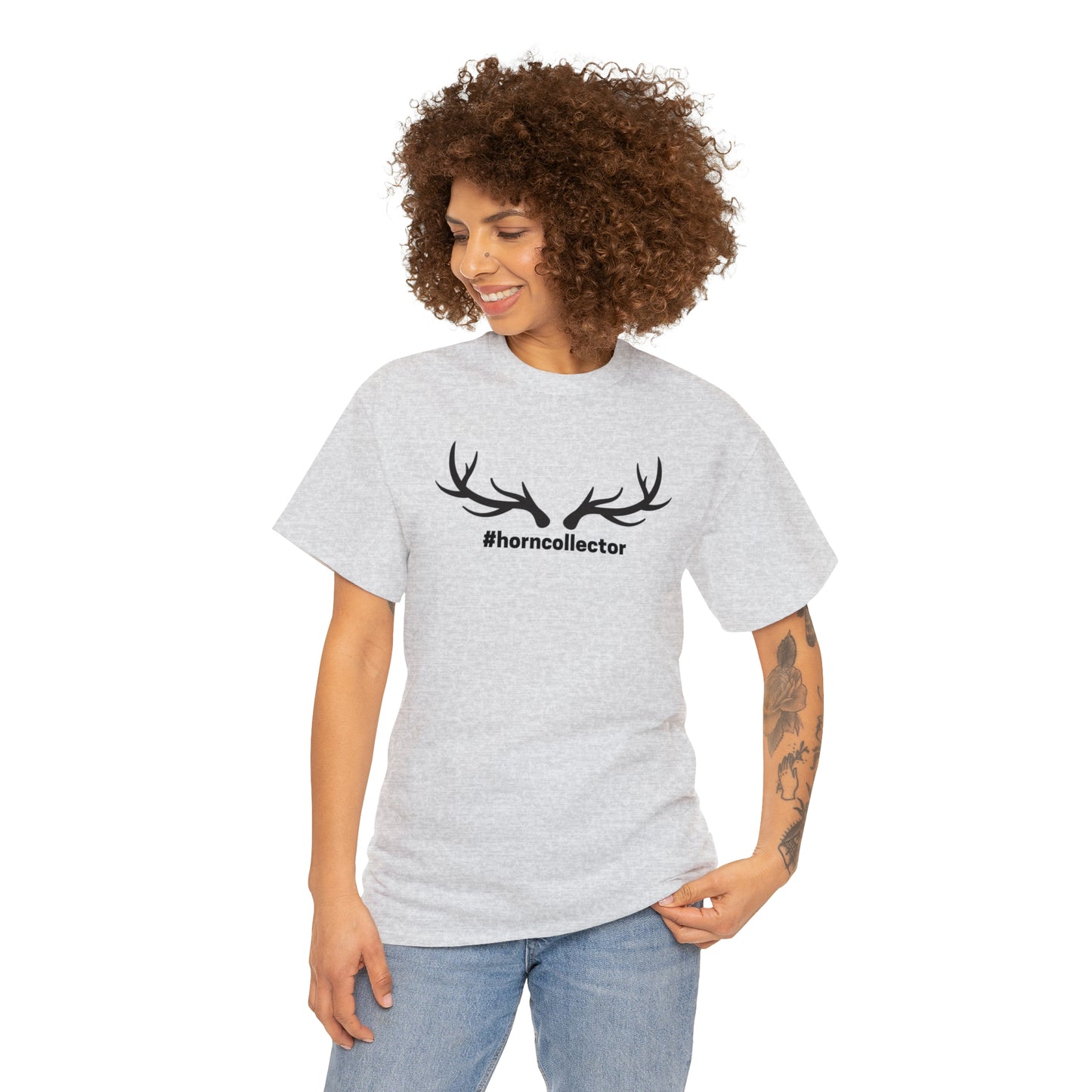 #HORNCOLLECTOR TEE-Unisex Heavy Cotton Tee