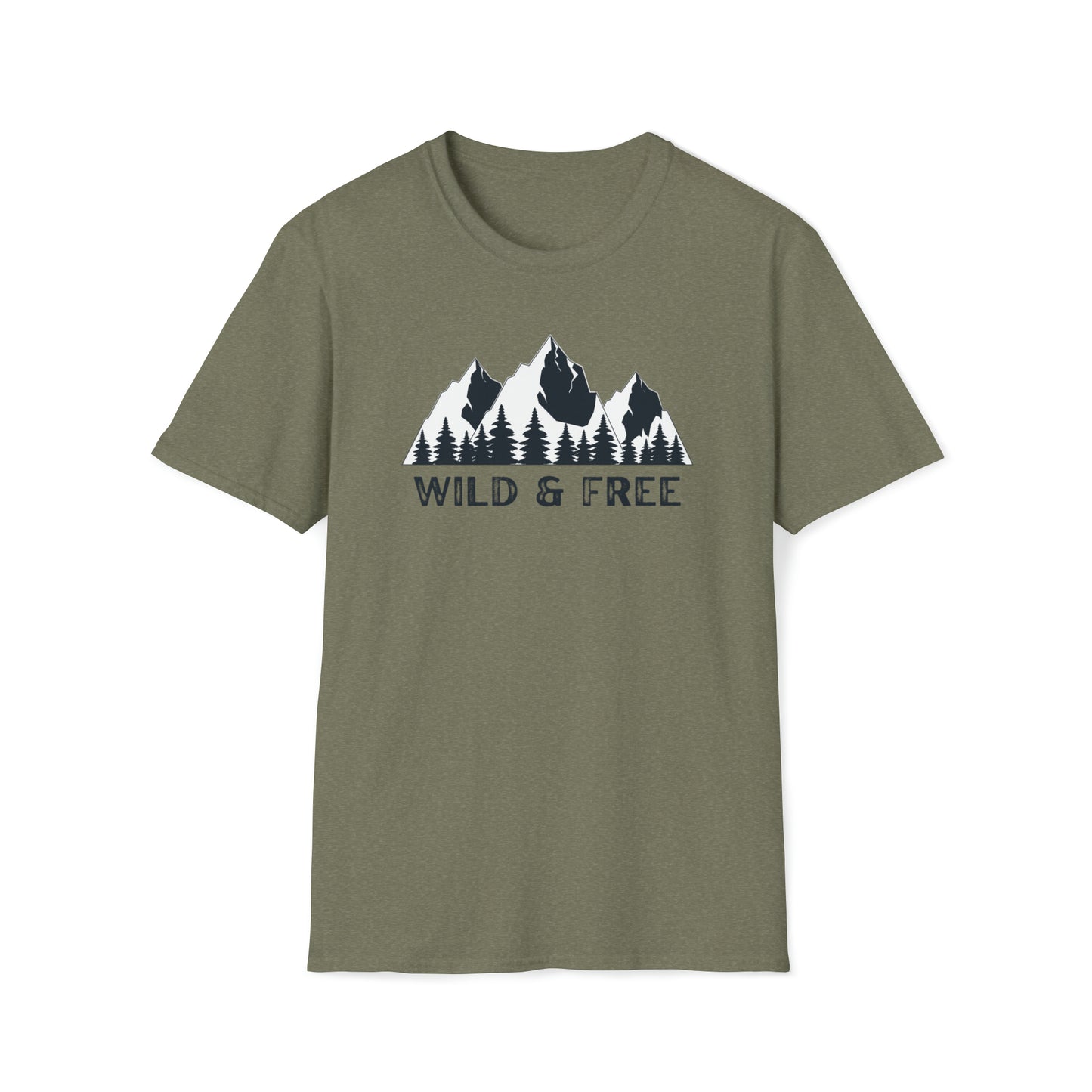 WILD AND FREE-Unisex Softstyle T-Shirt