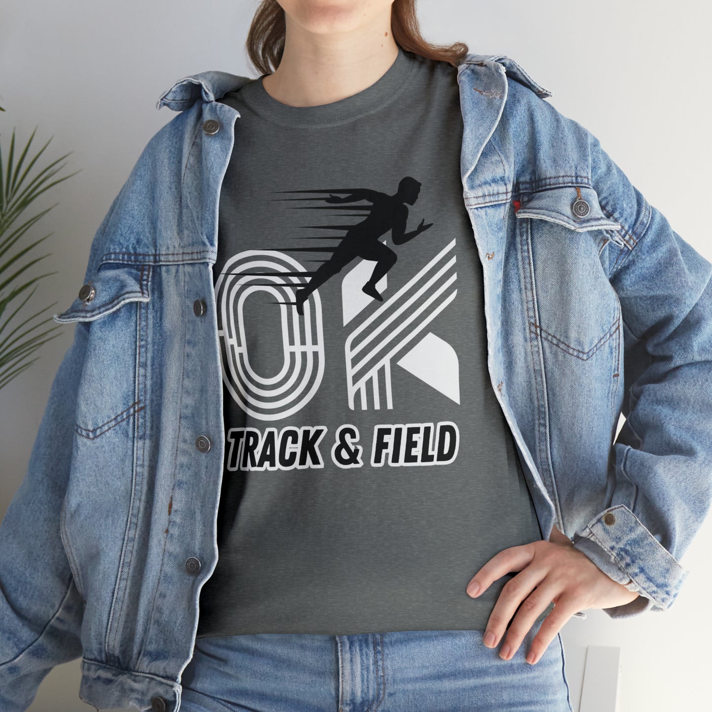 OK TRACK & FIELD TEE-Unisex Heavy Cotton Tee