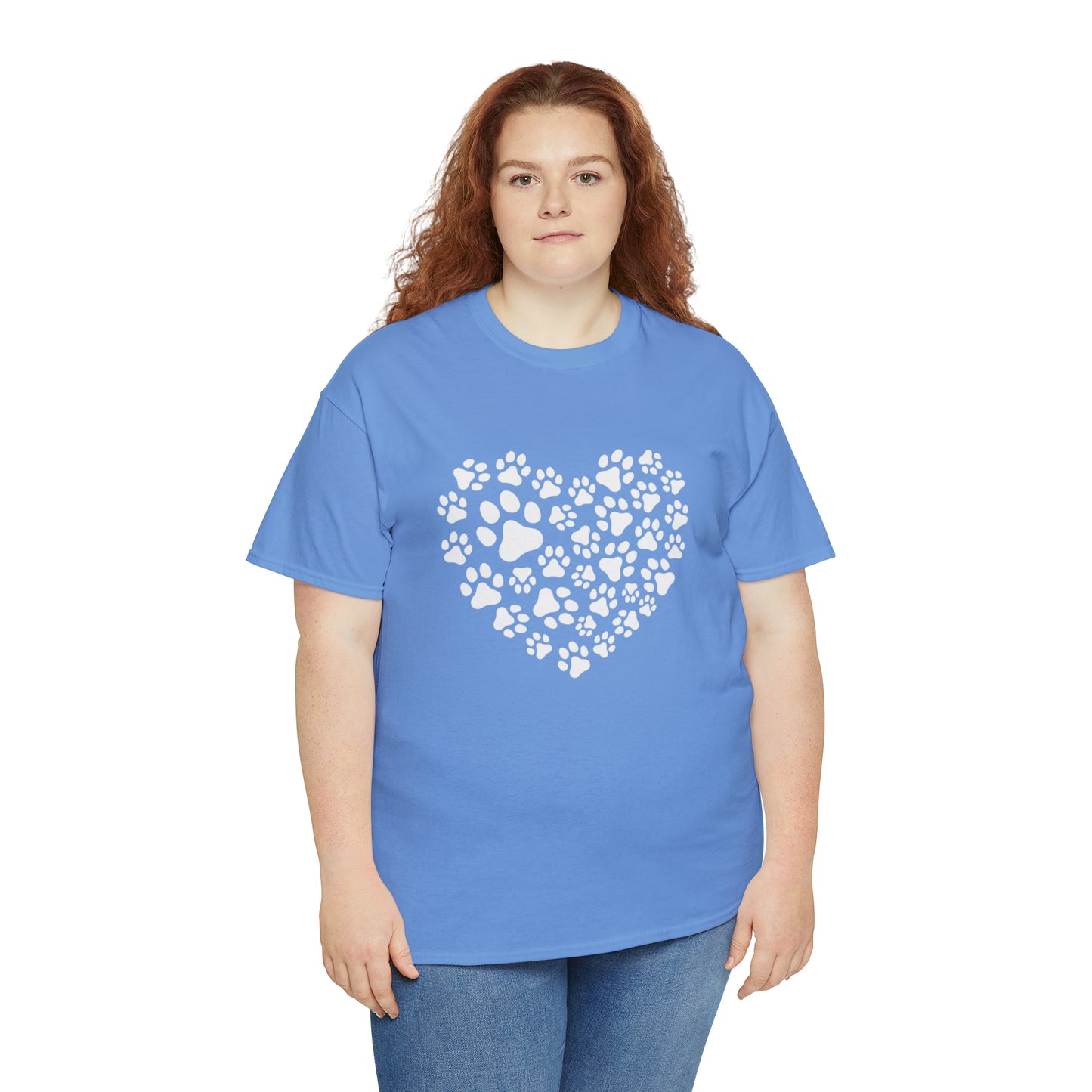 HEART OF PAWS-Unisex Heavy Cotton Tee