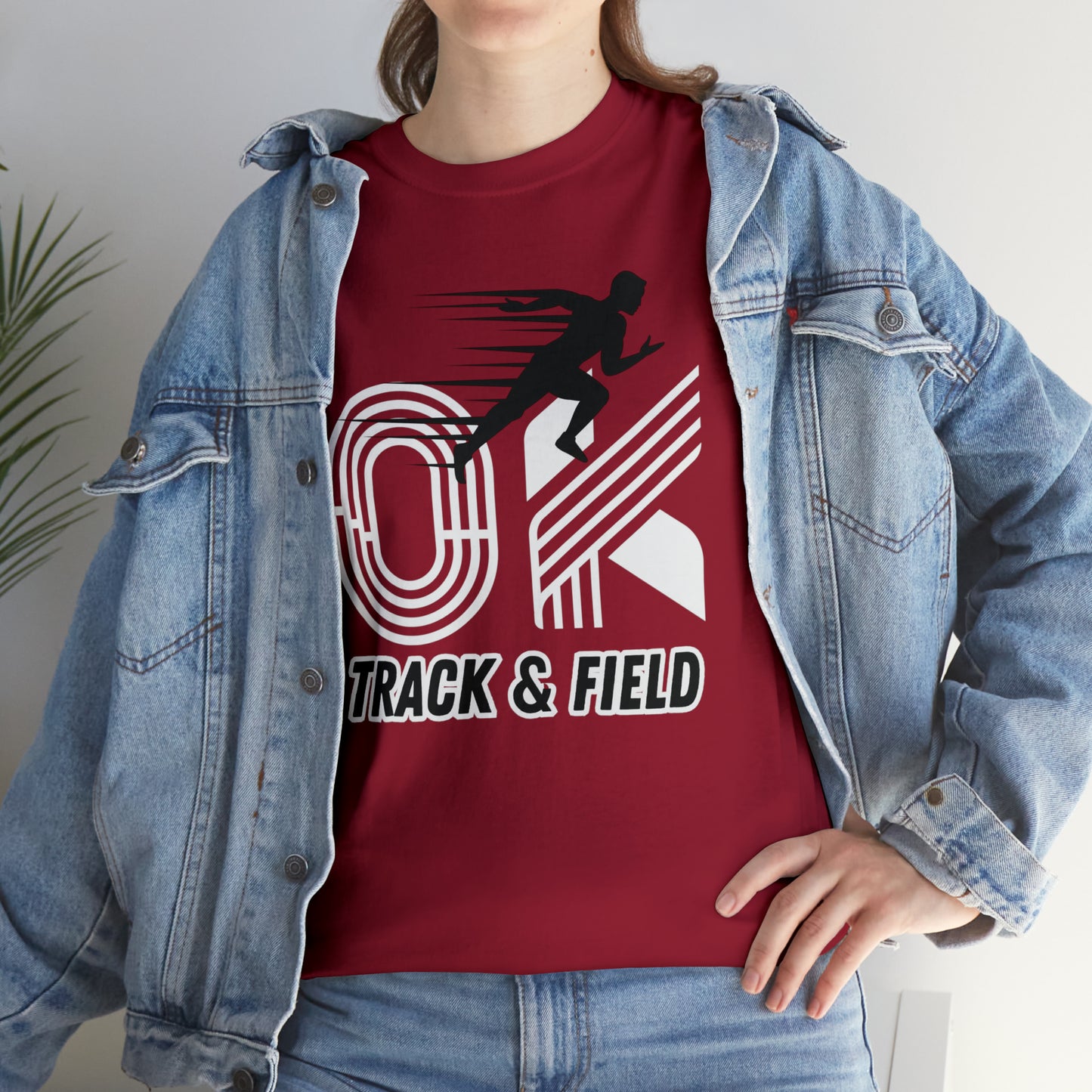 OK TRACK & FIELD TEE-Unisex Heavy Cotton Tee