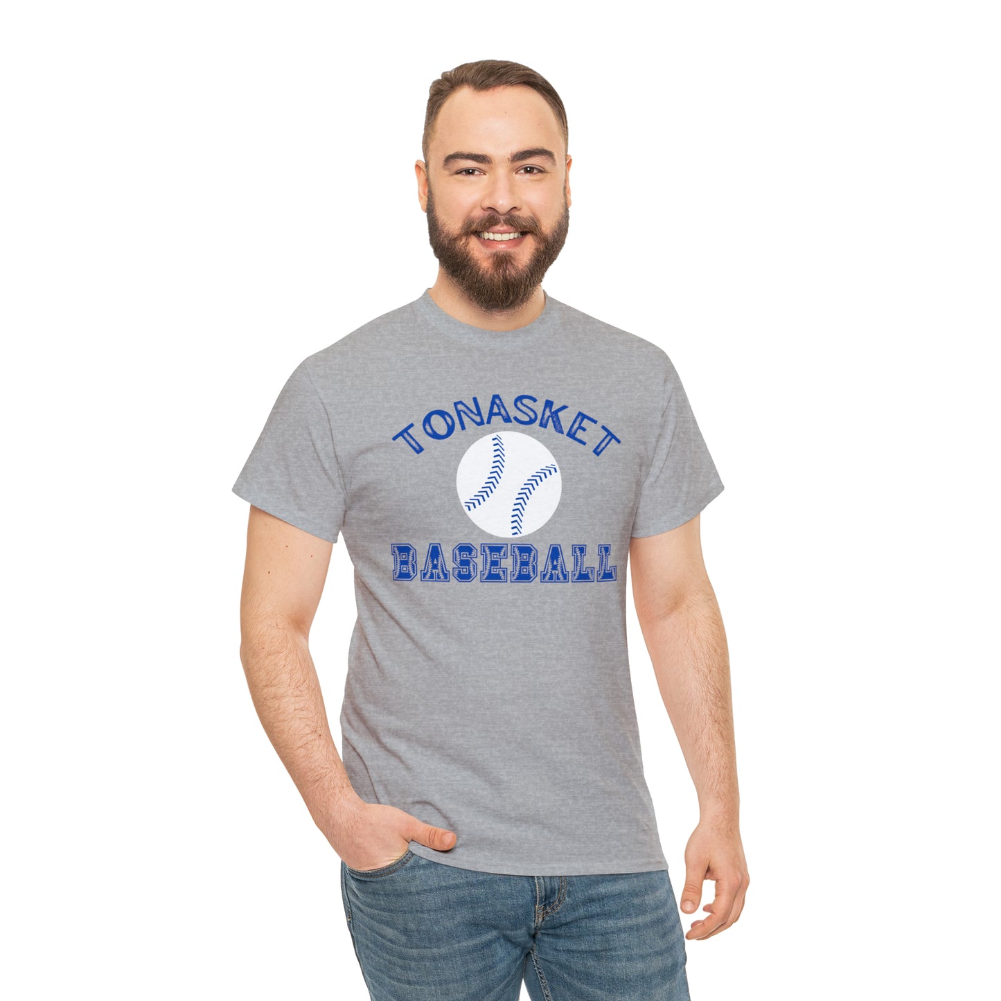 TONASKET BASEBALL-Unisex Heavy Cotton Tee