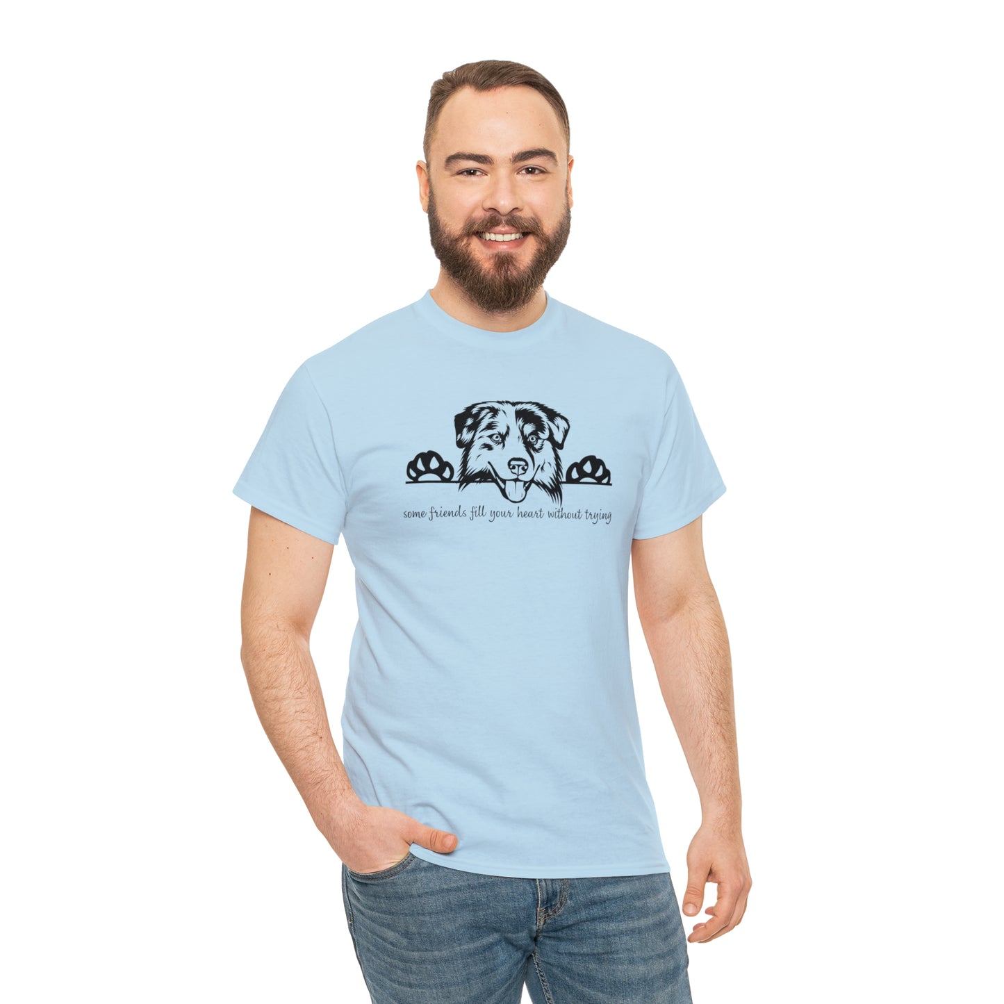 AUSSIE FRIENDS TEE--Unisex Heavy Cotton Tee