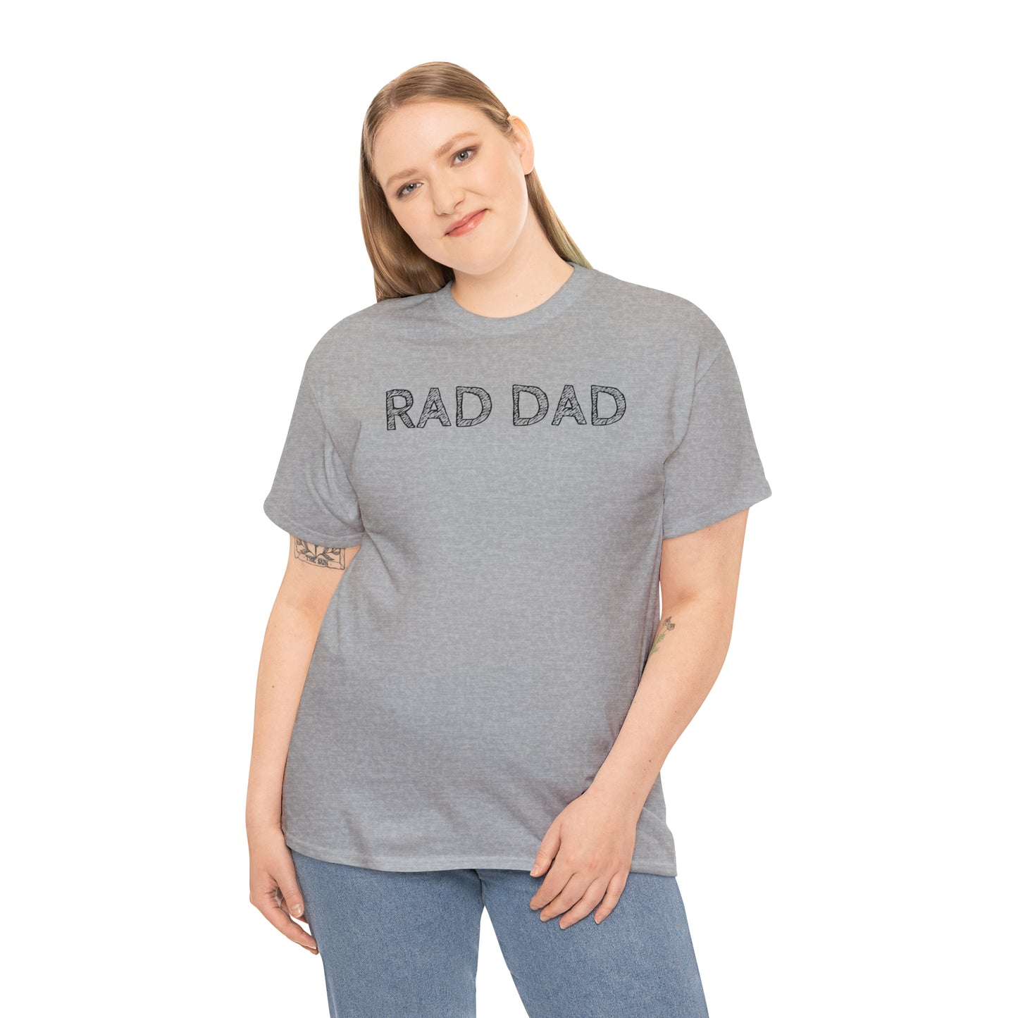 RAD DAD TEE-Unisex Heavy Cotton Tee