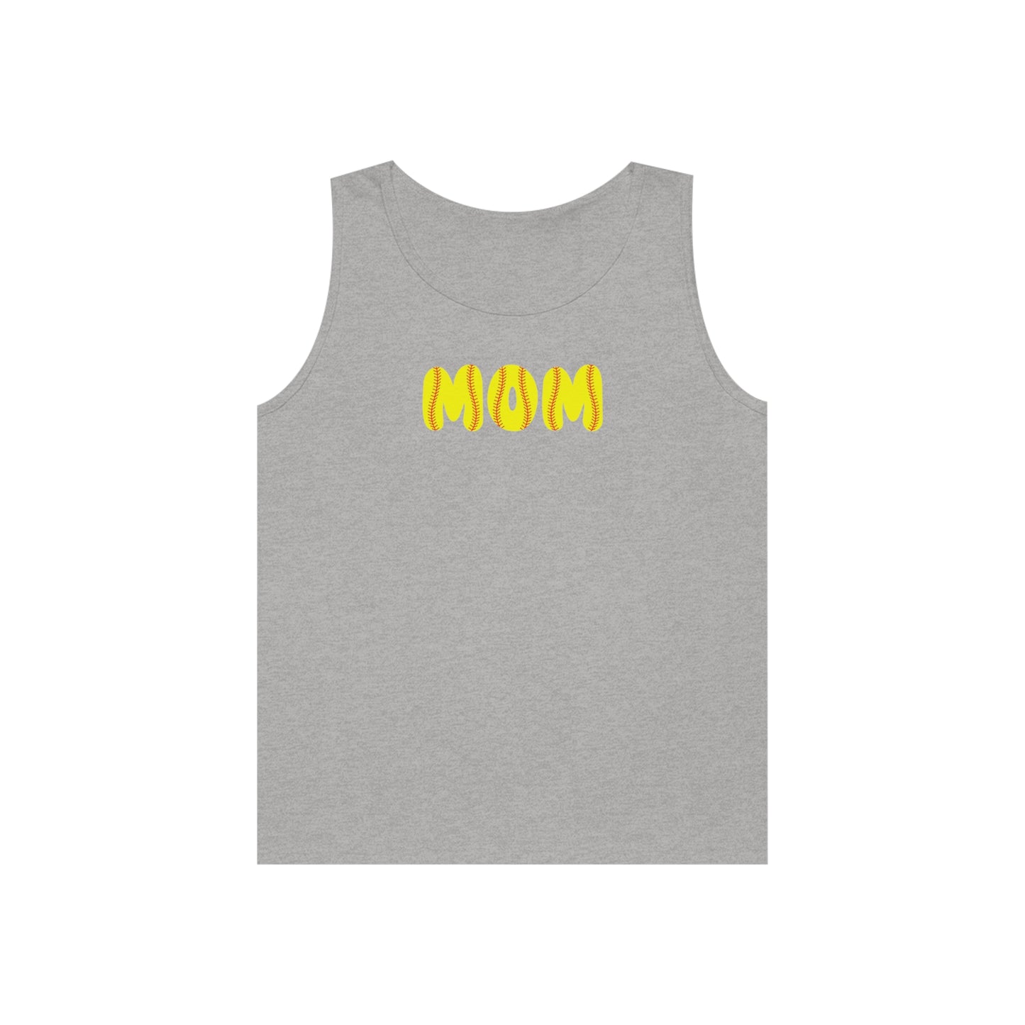 Softball MOM tank-Unisex Heavy Cotton Tank Top