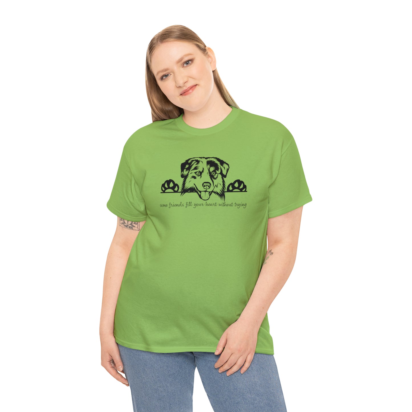 AUSSIE FRIENDS TEE--Unisex Heavy Cotton Tee