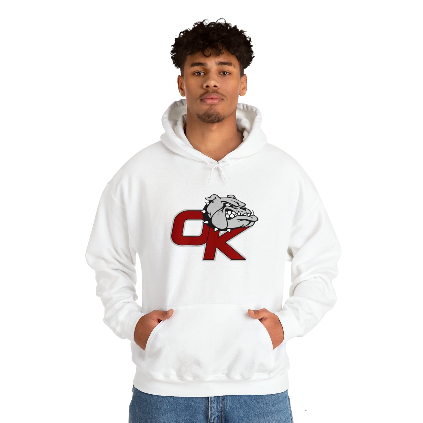 OK BULLDOGS-Unisex Heavy Blend™ Hooded Sweatshirt