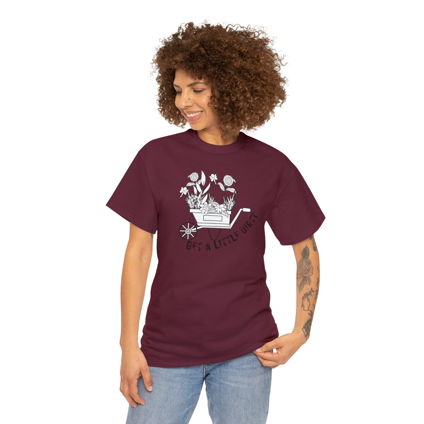 GARDEN GET DIRTY TEE-Unisex Heavy Cotton Tee